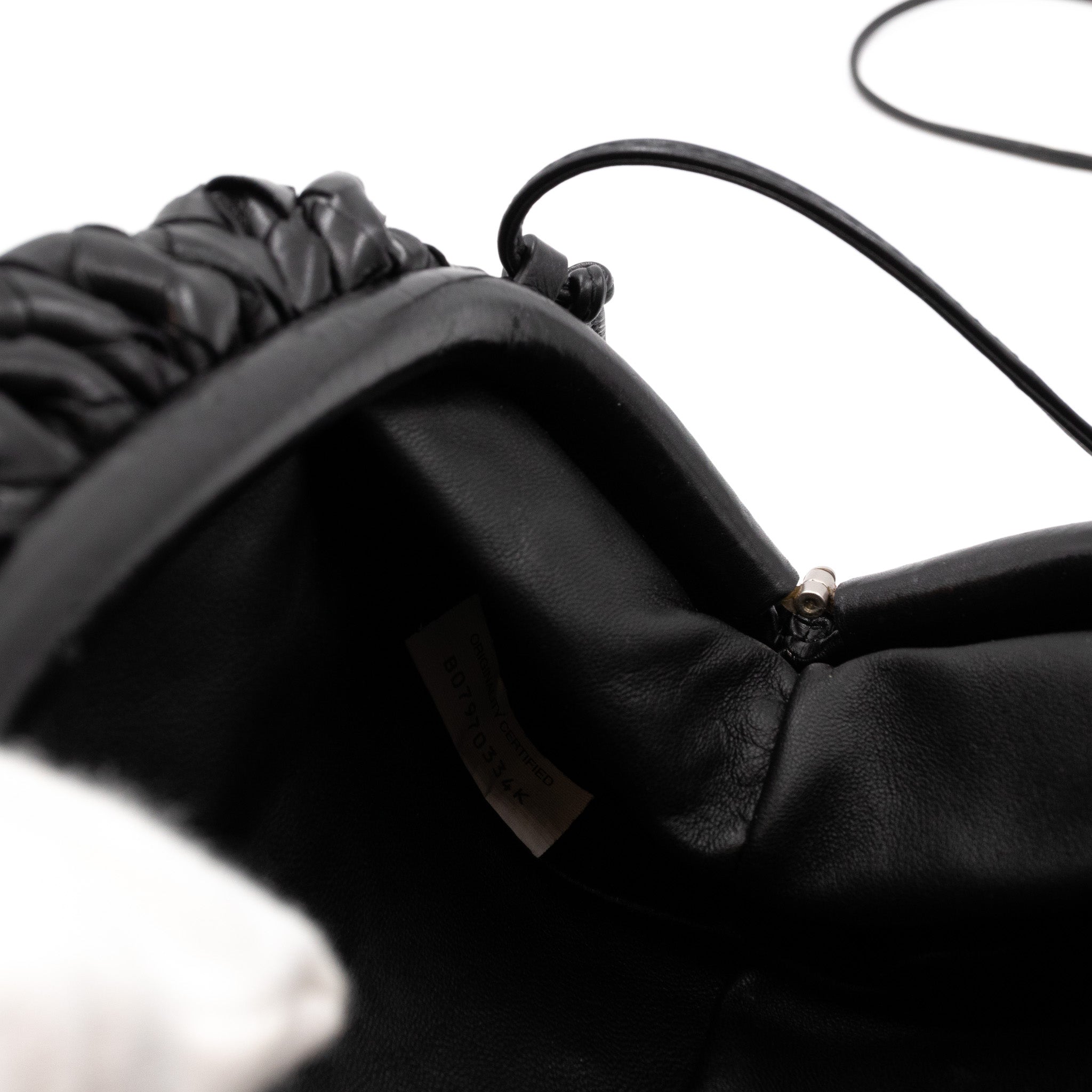 The Pouch Mini Crossbody Intrecciato Black