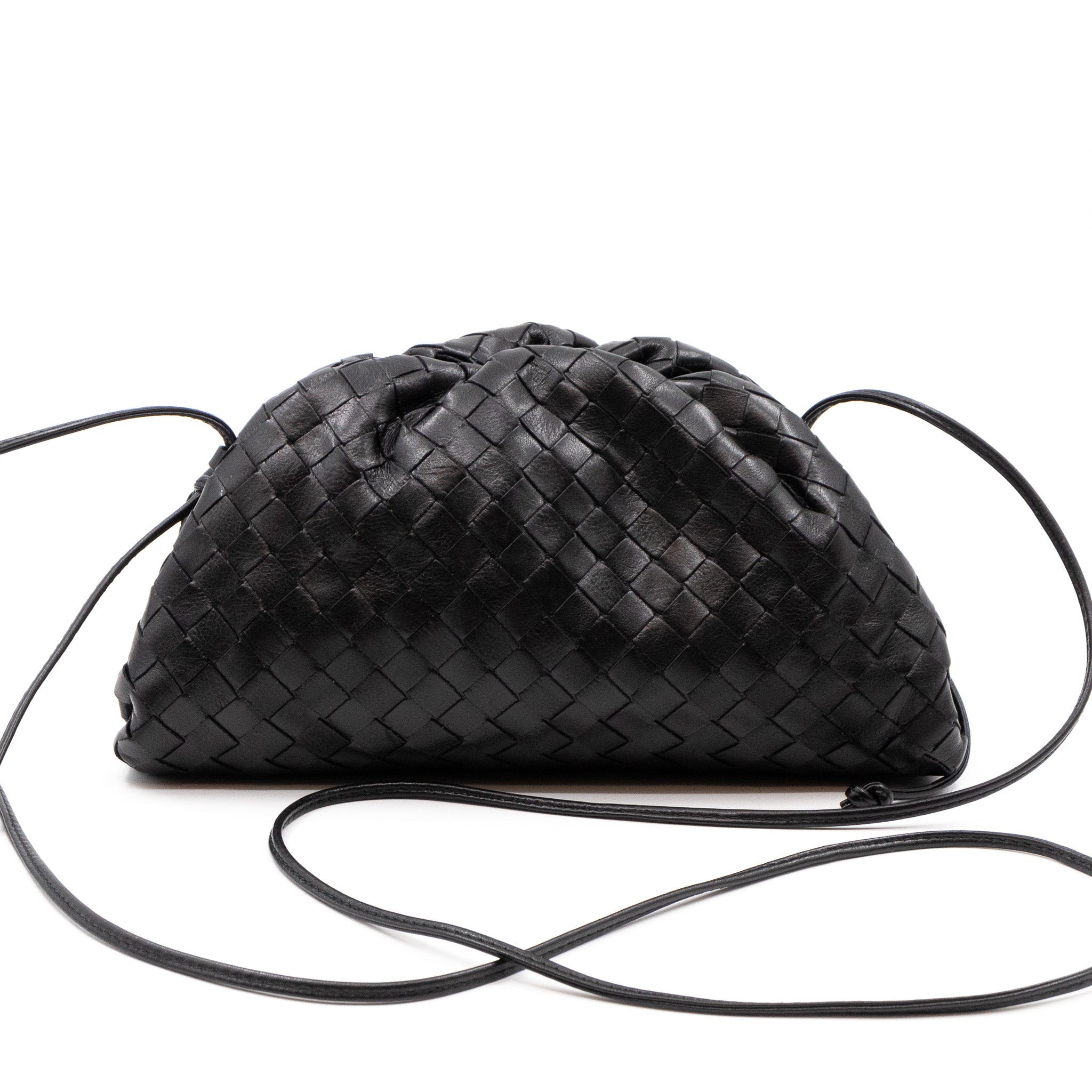 The Pouch Mini Crossbody Intrecciato Black