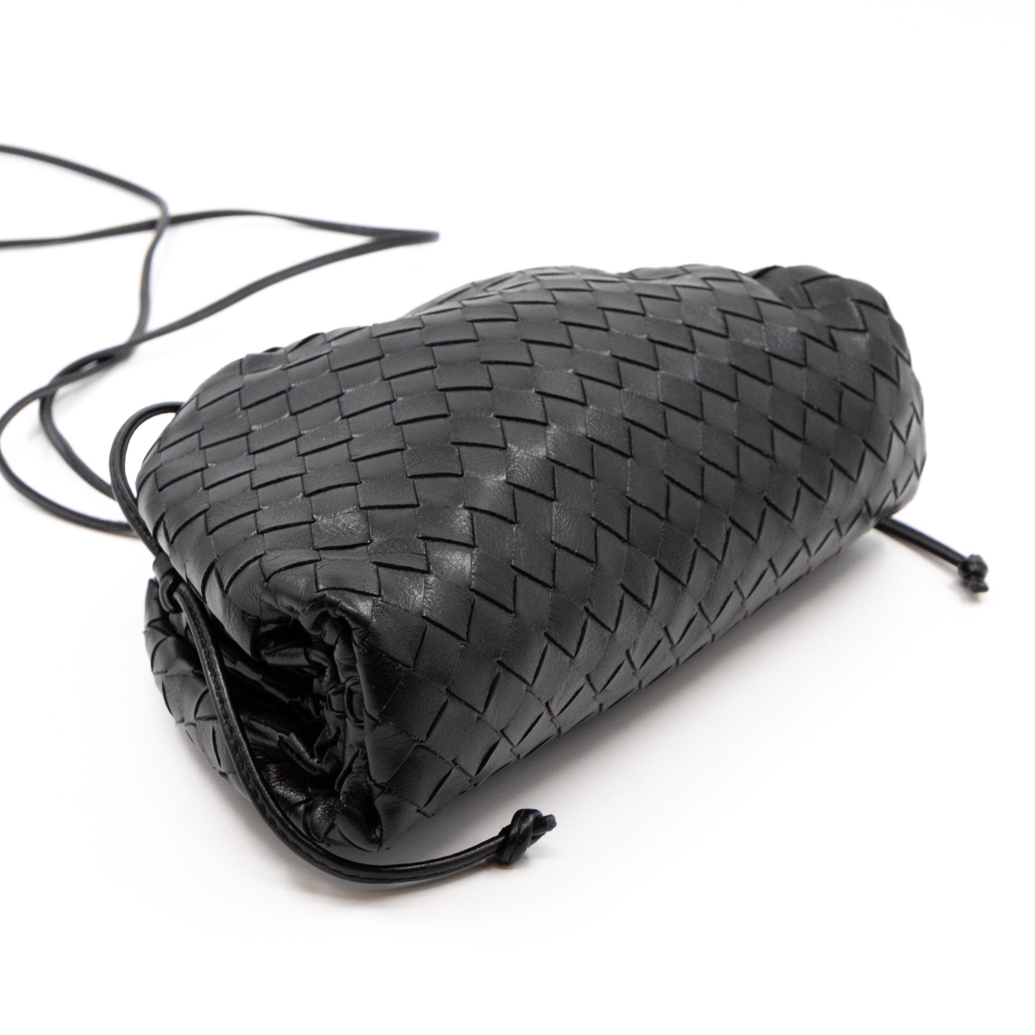 The Pouch Mini Crossbody Intrecciato Black