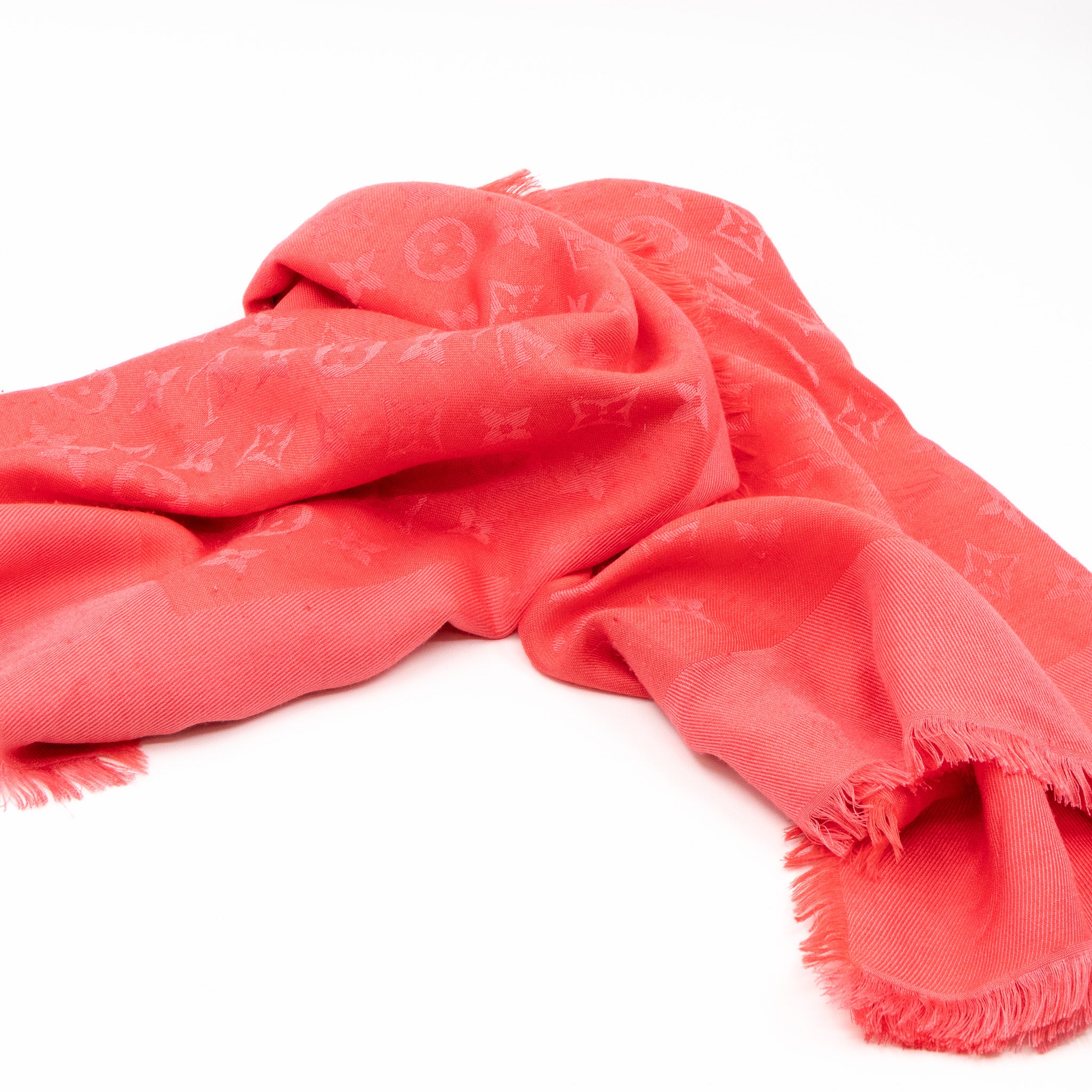 Monogram Shawl Pink