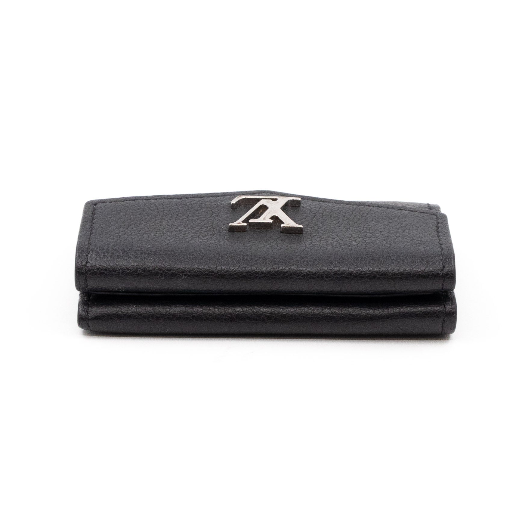 Lockmini Wallet Black Leather