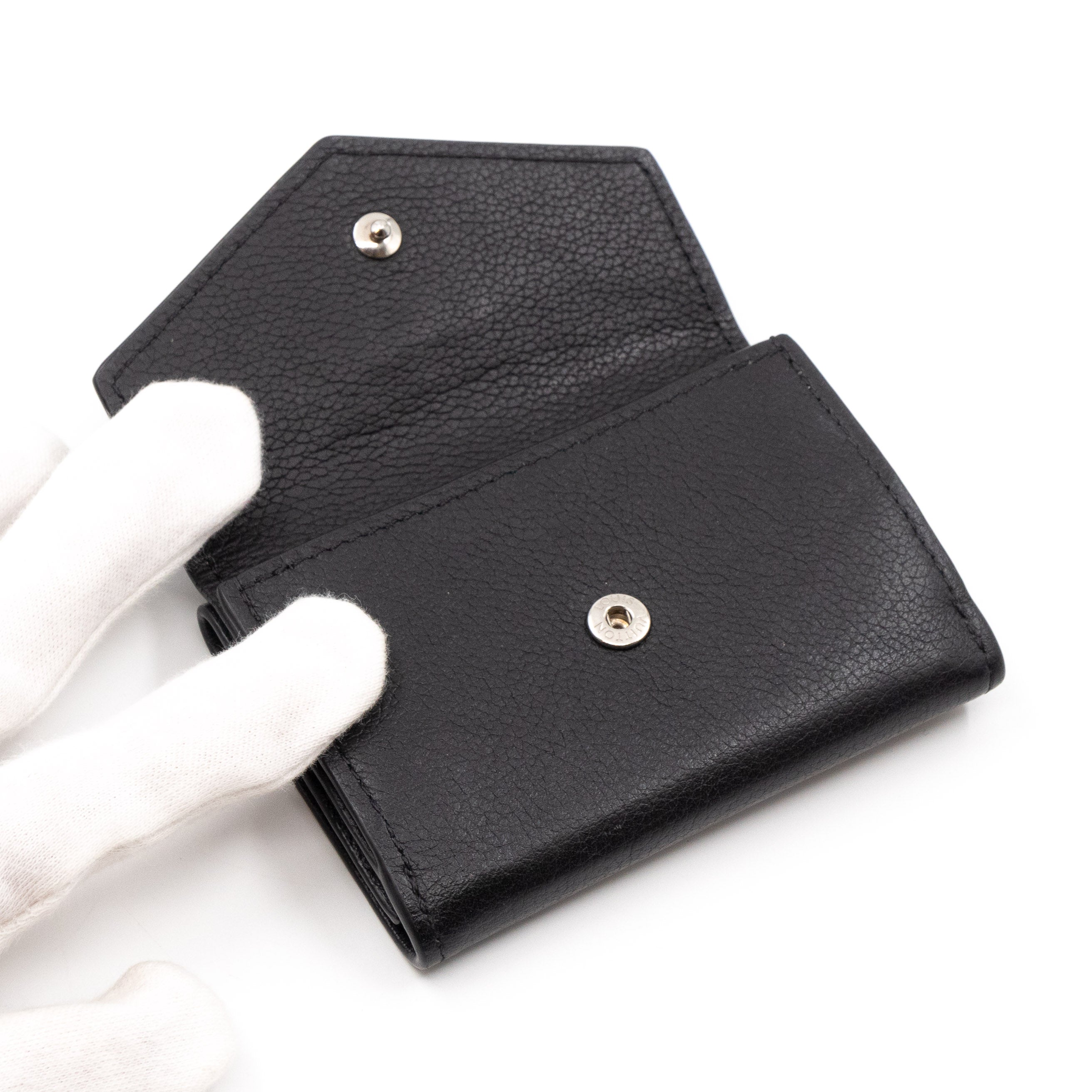 Lockmini Wallet Black Leather