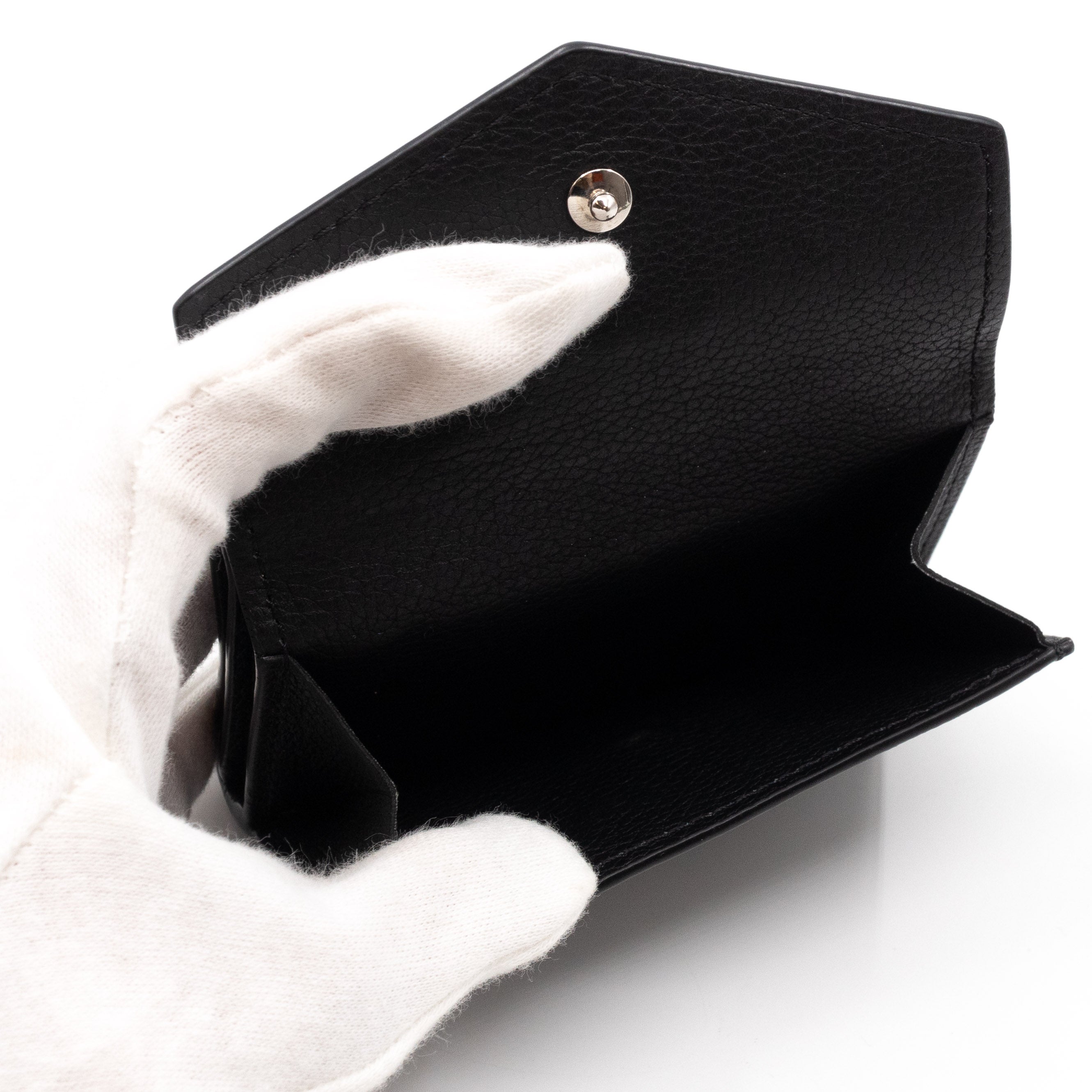 Lockmini Wallet Black Leather