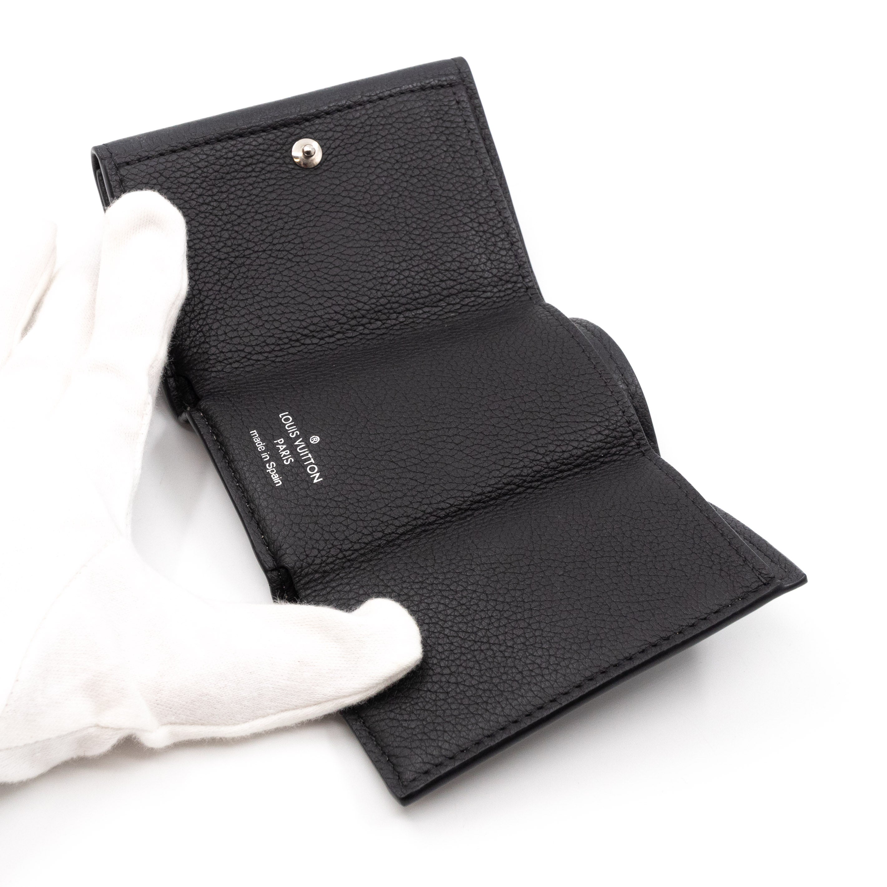 Lockmini Wallet Black Leather