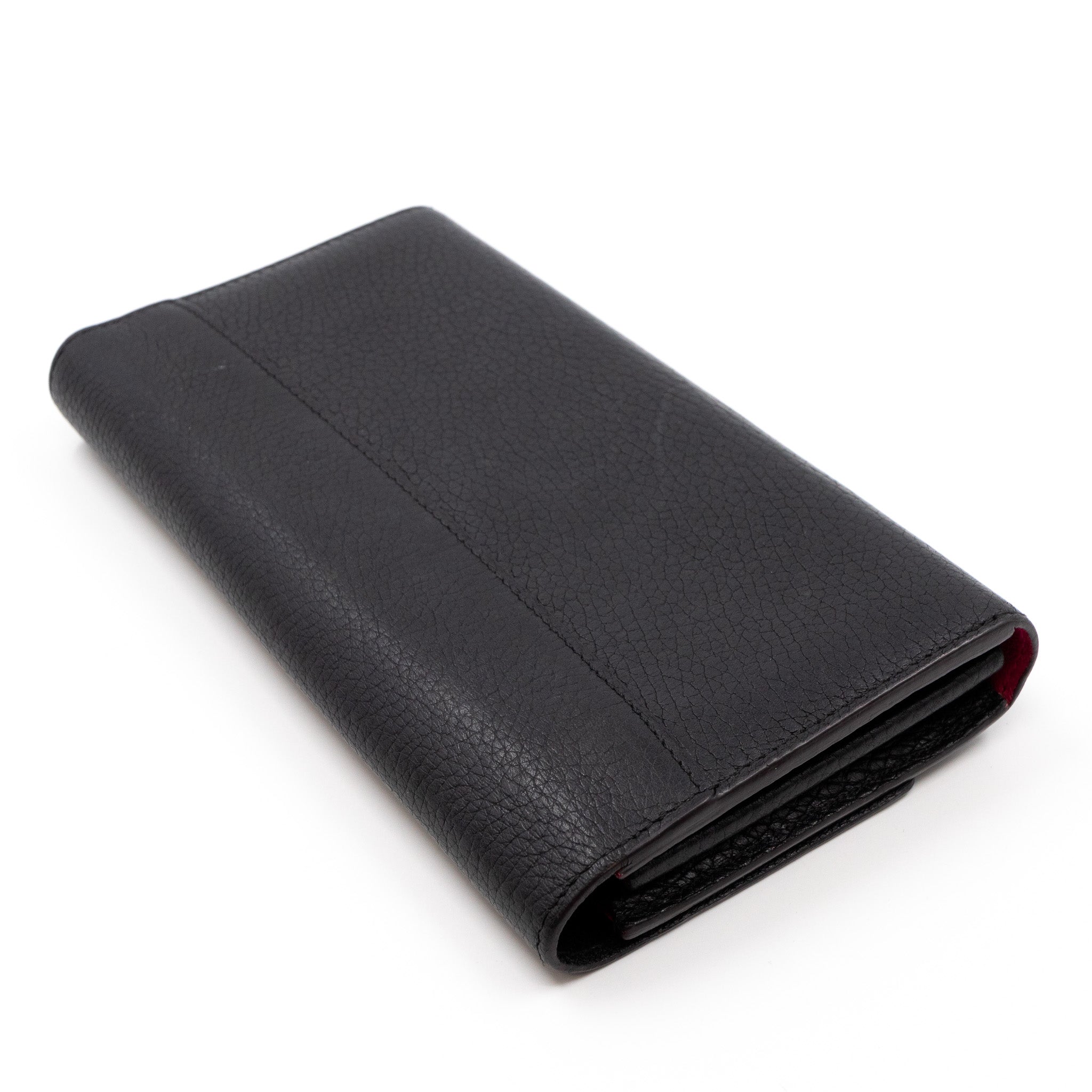 Capucines Wallet Black Leather