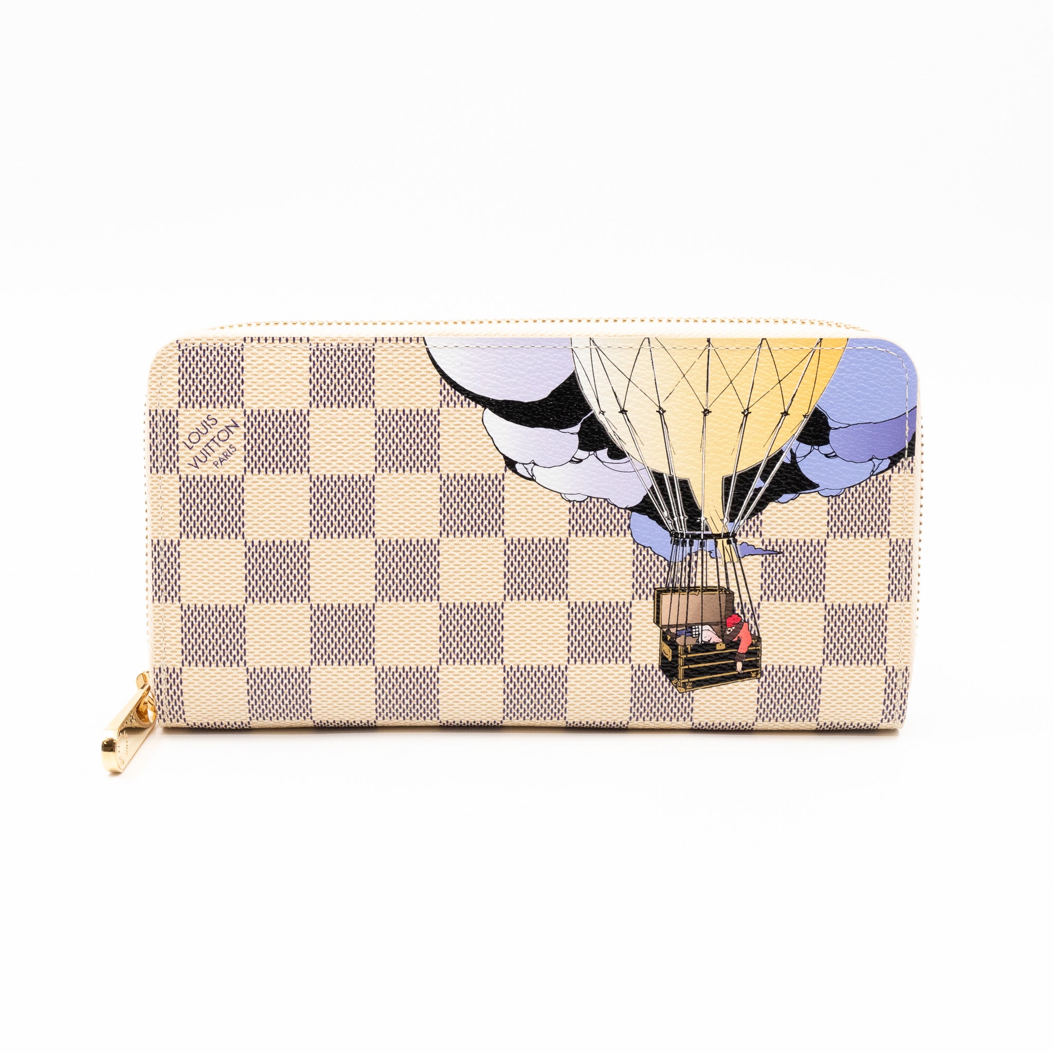 Zippy Wallet Damier Azur Illustre Balloon