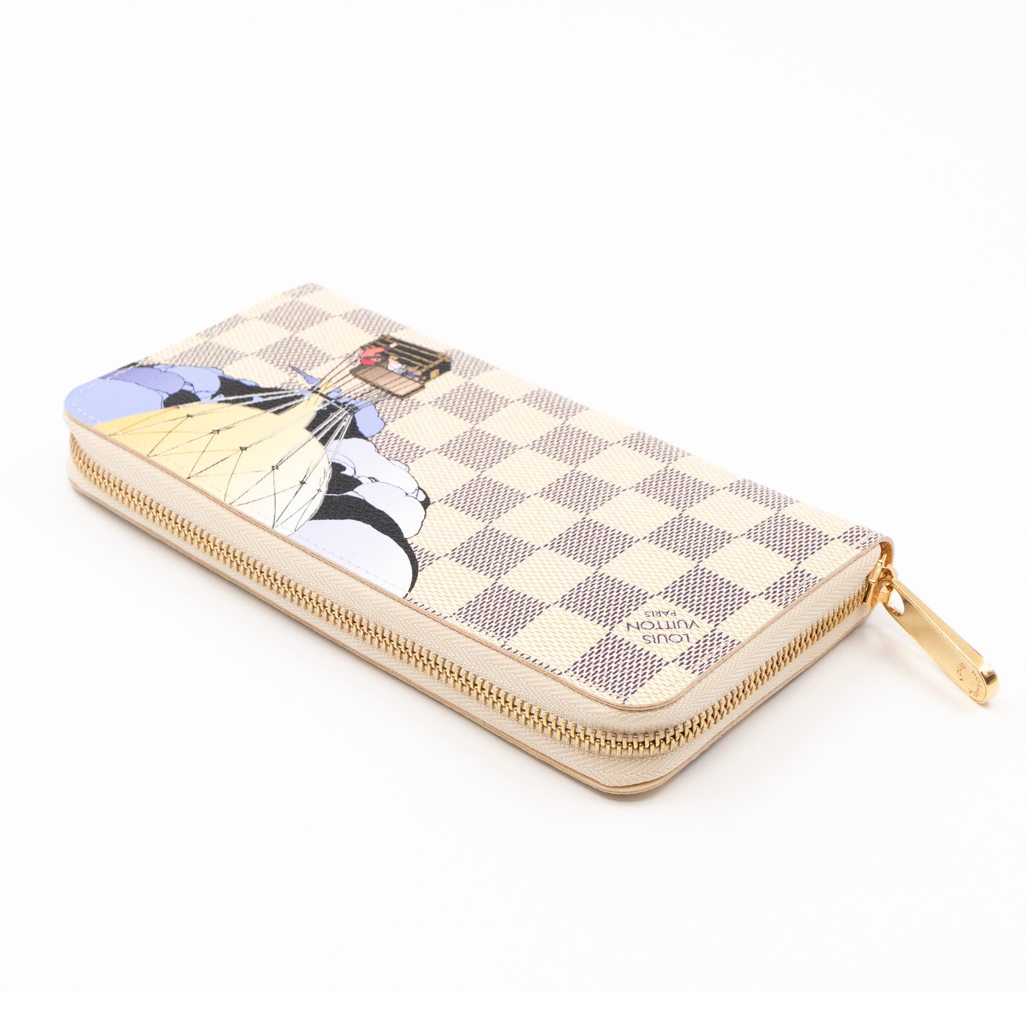 Zippy Wallet Damier Azur Illustre Balloon