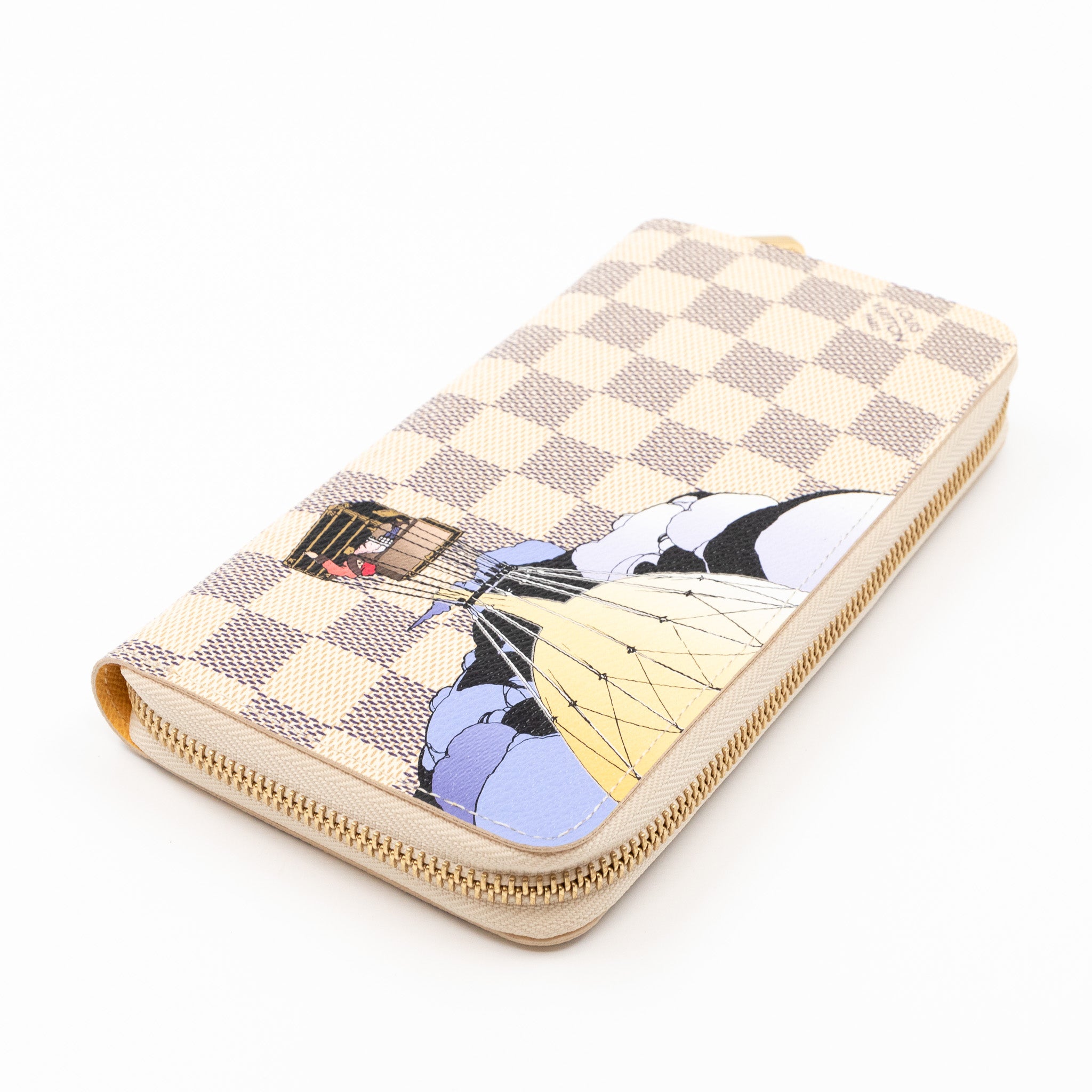 Zippy Wallet Damier Azur Illustre Balloon