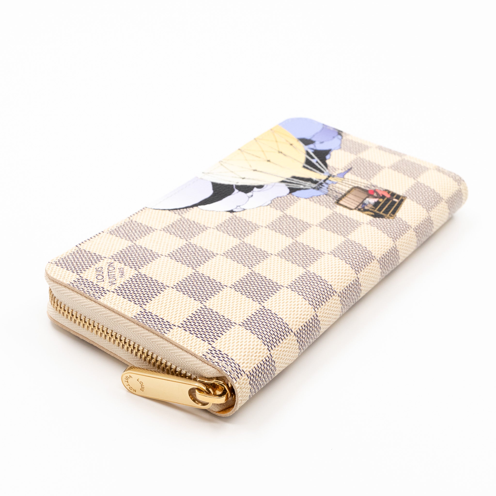 Zippy Wallet Damier Azur Illustre Balloon