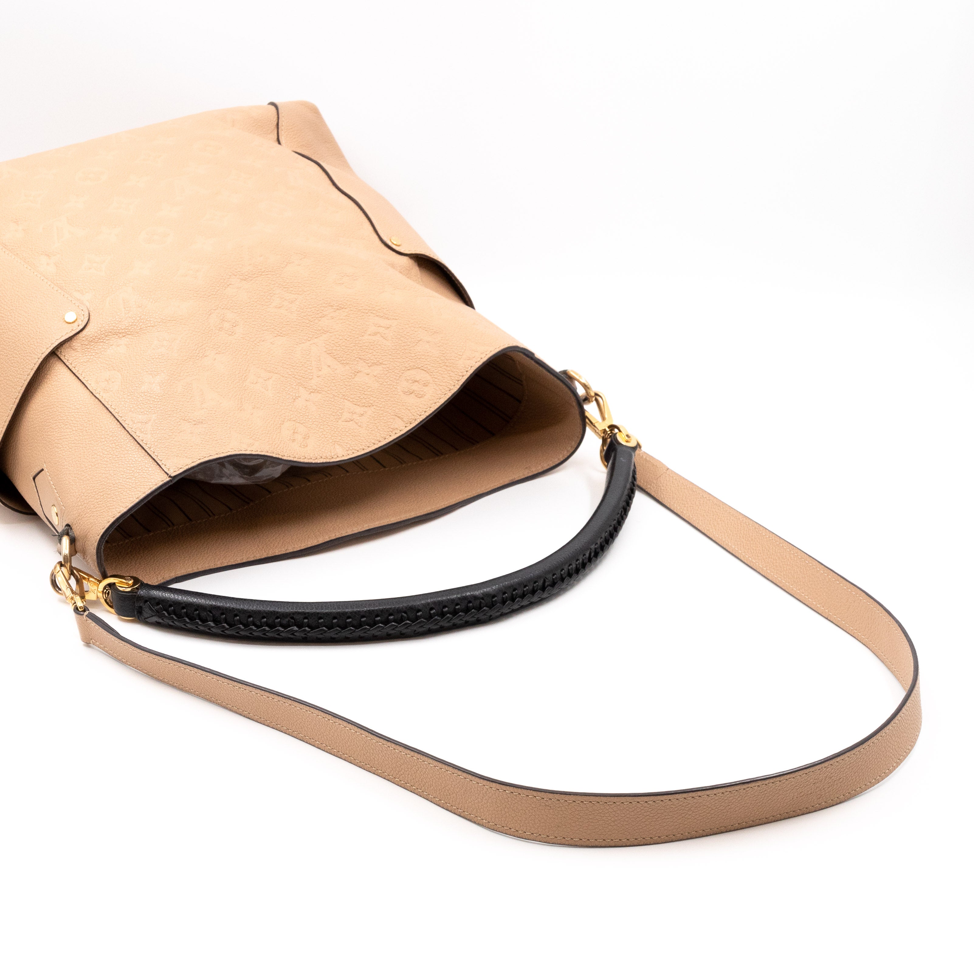 Bagetelle Hobo Monogram Empreinte Dune