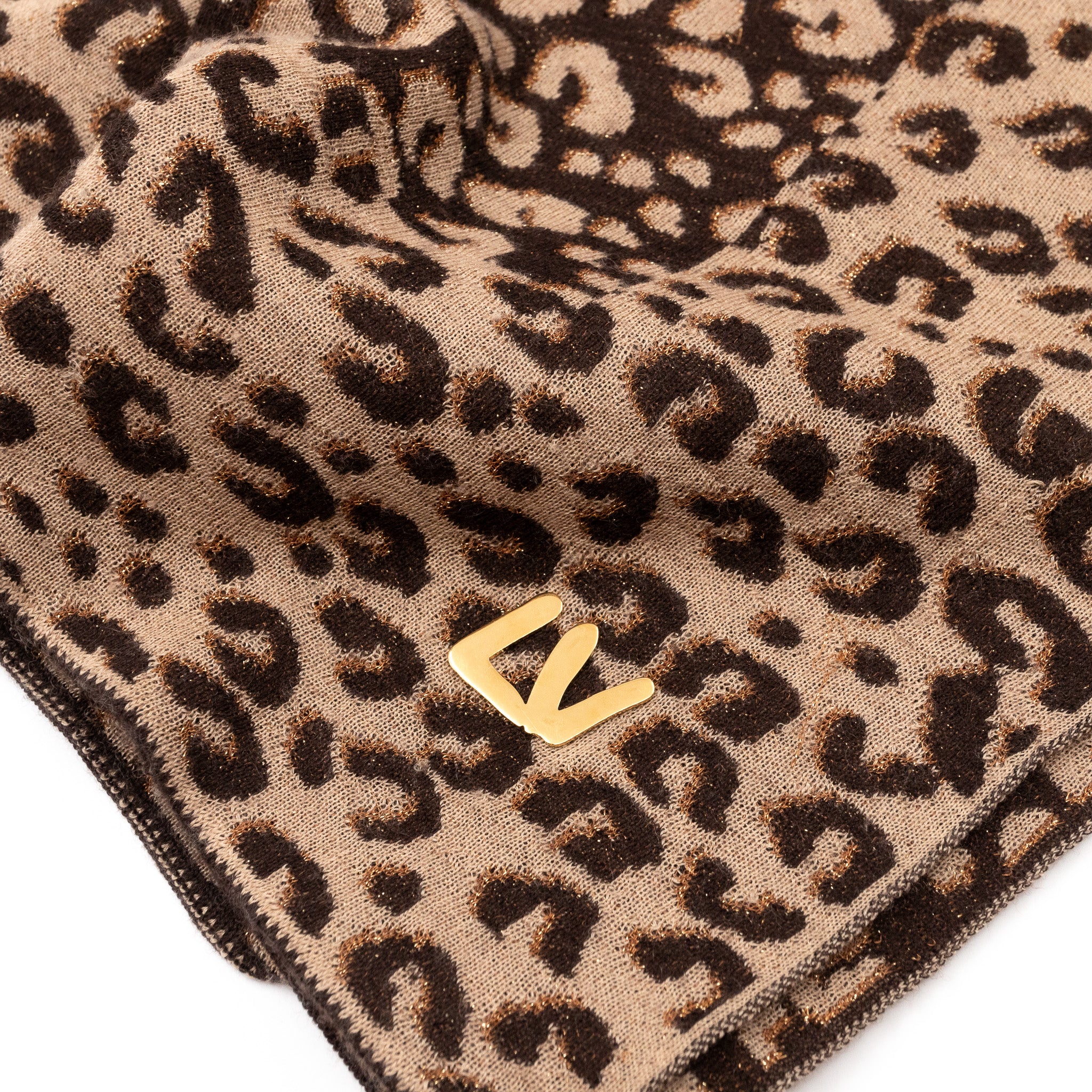 Leo Marron Cashmere Scarf