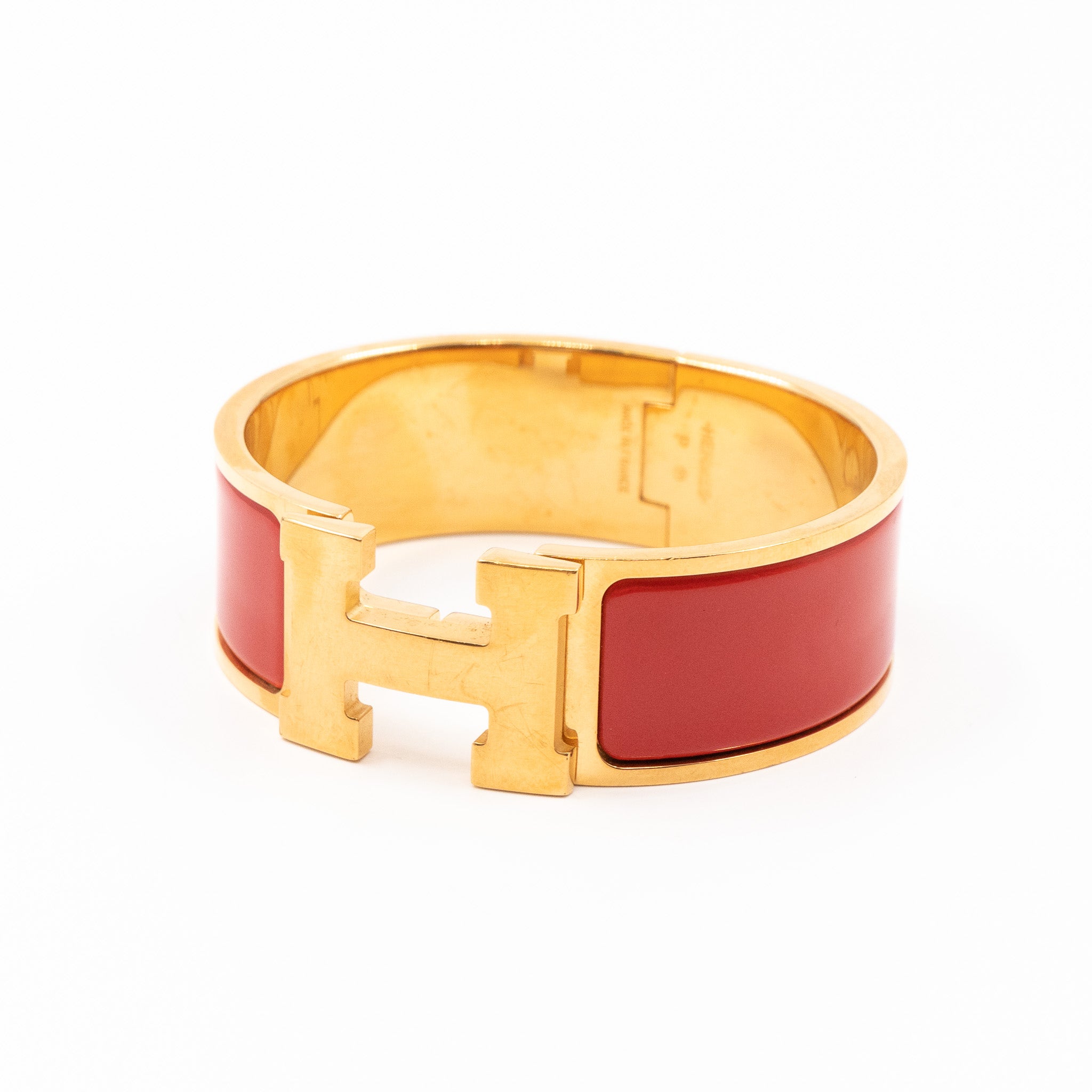 Clic Clac H Bracelet Red Gold