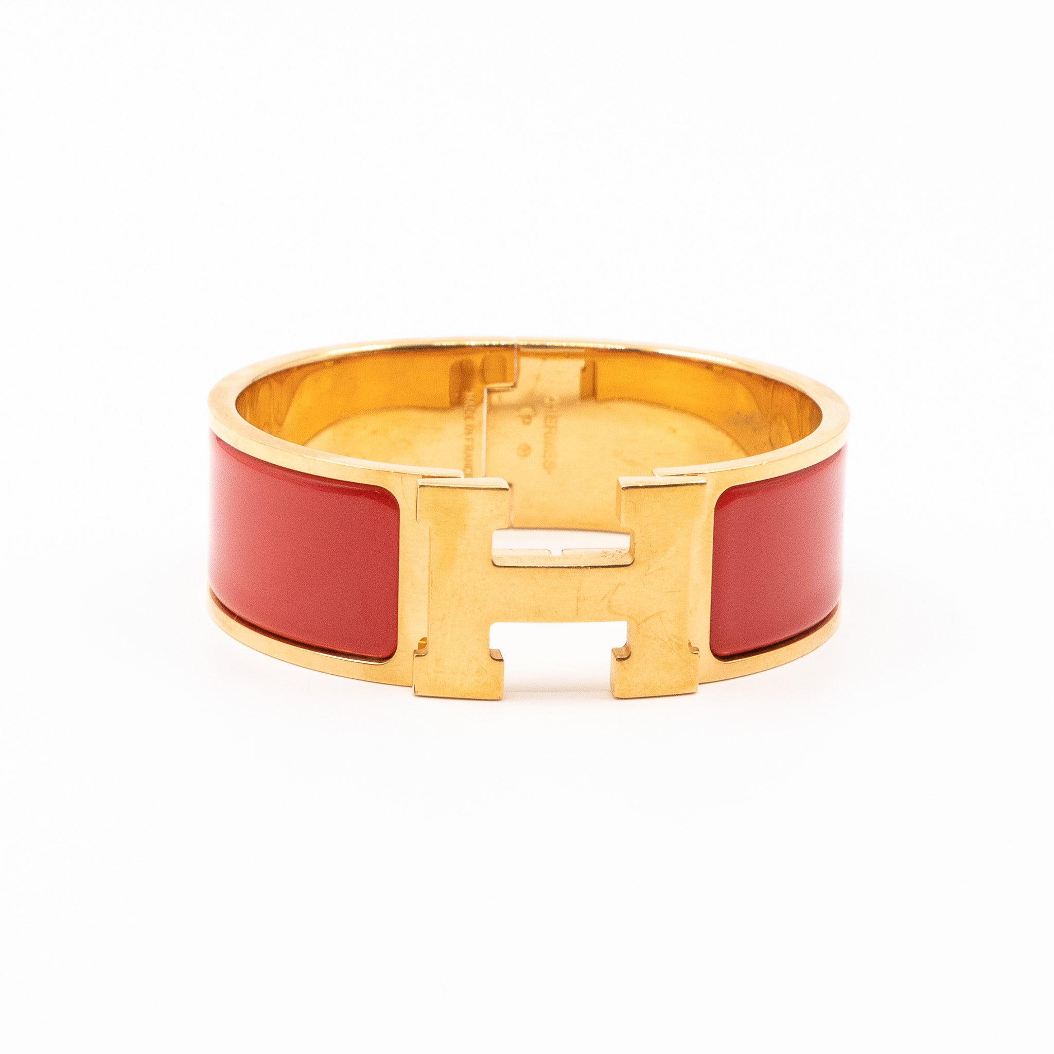 Clic Clac H Bracelet Red Gold