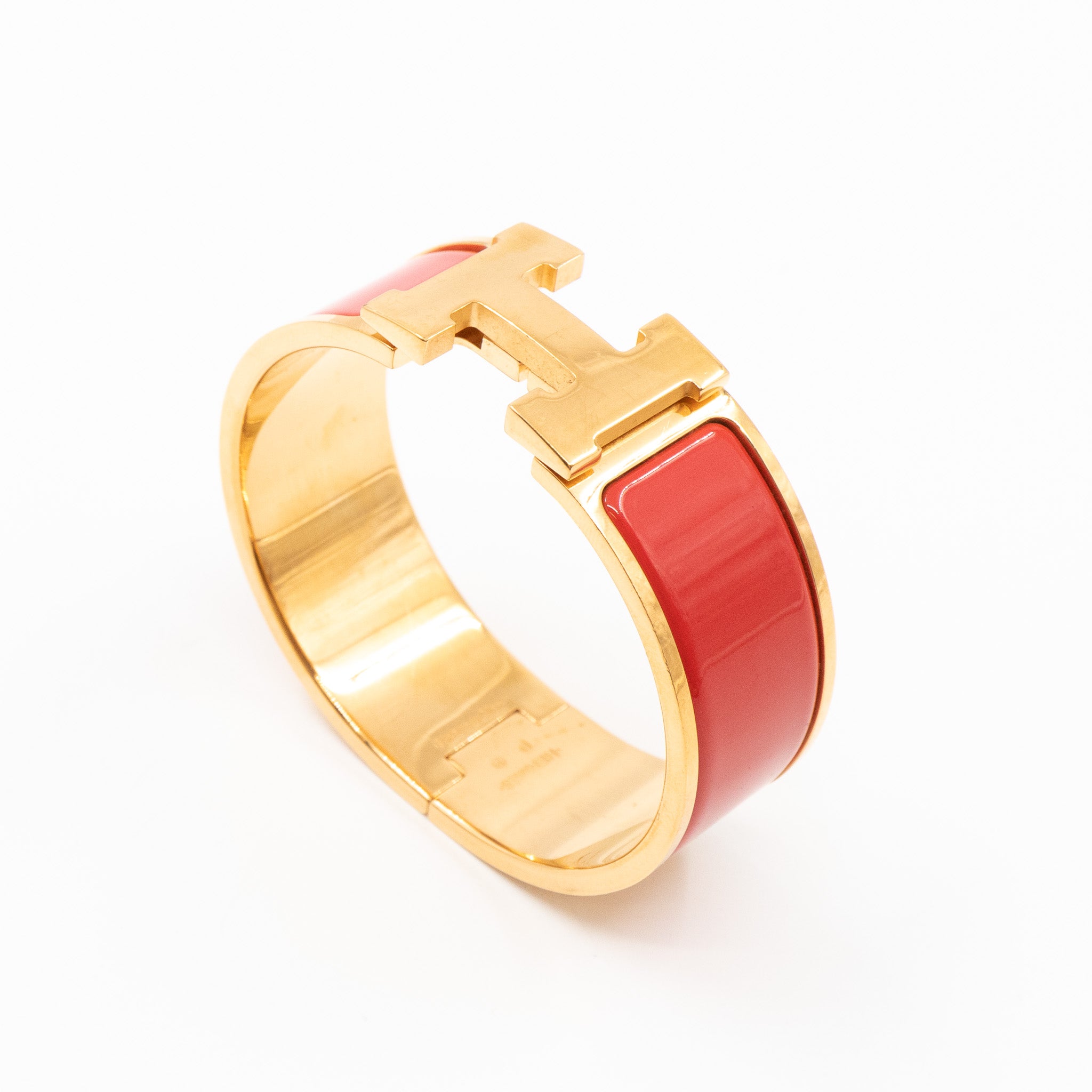 Clic Clac H Bracelet Red Gold