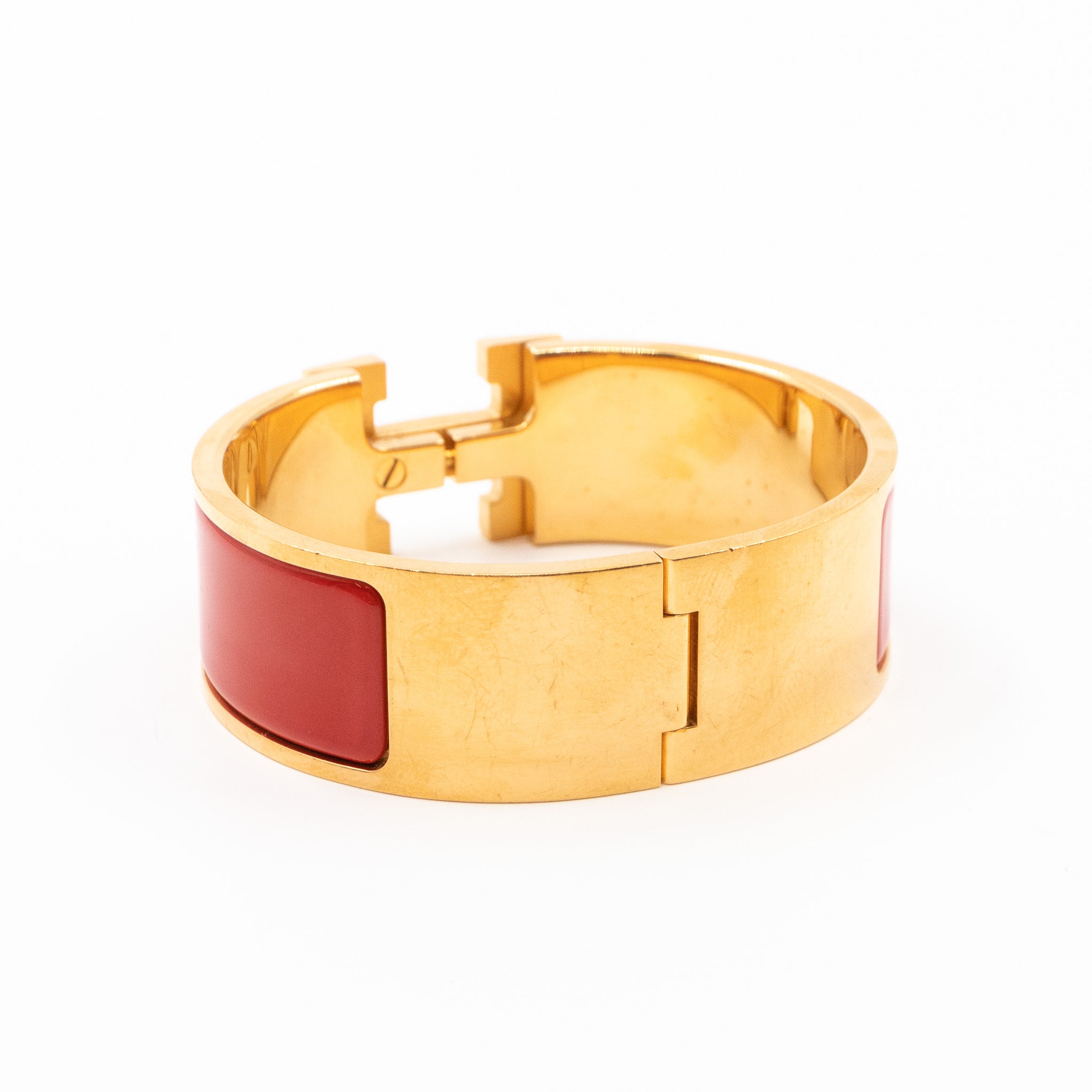 Clic Clac H Bracelet Red Gold