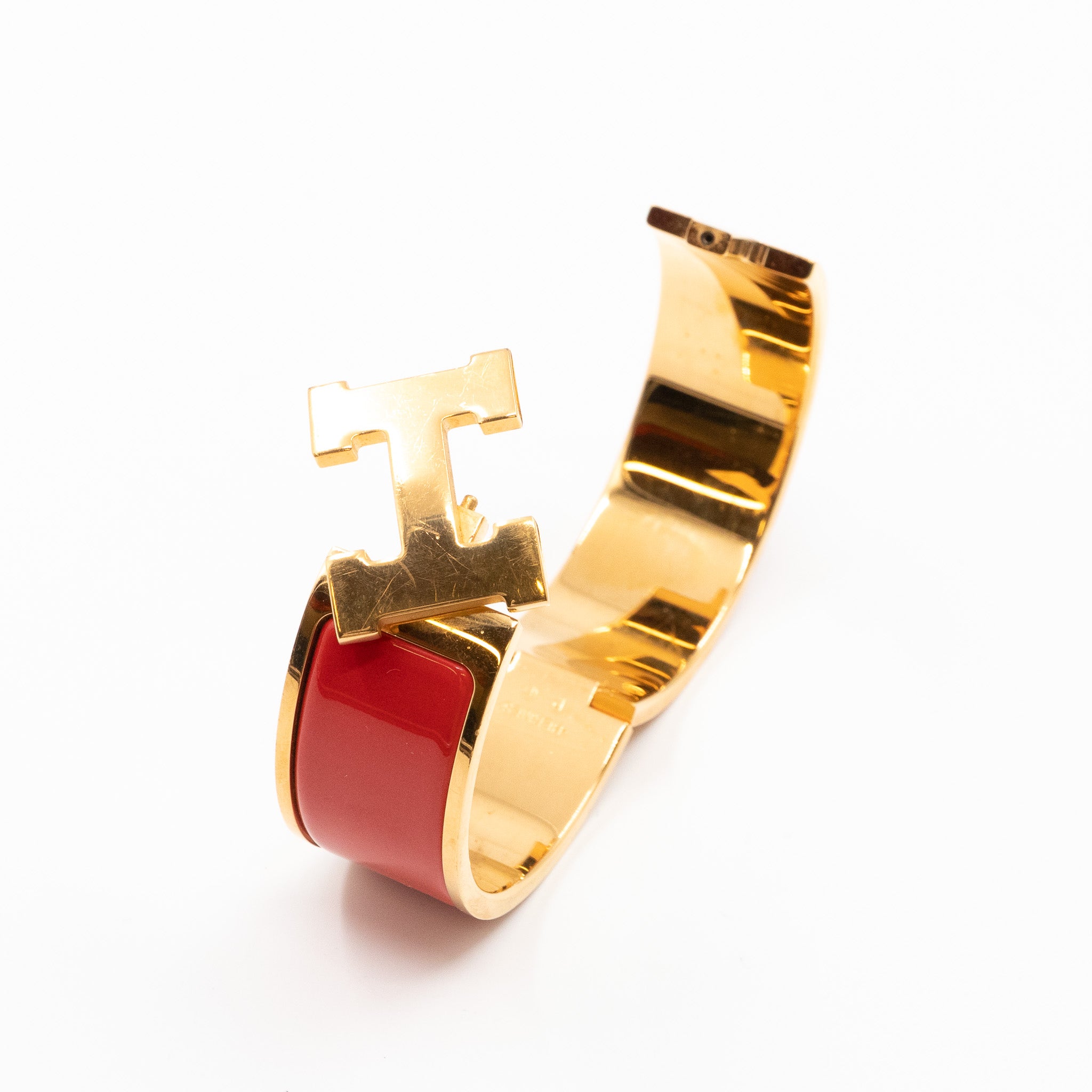 Clic Clac H Bracelet Red Gold