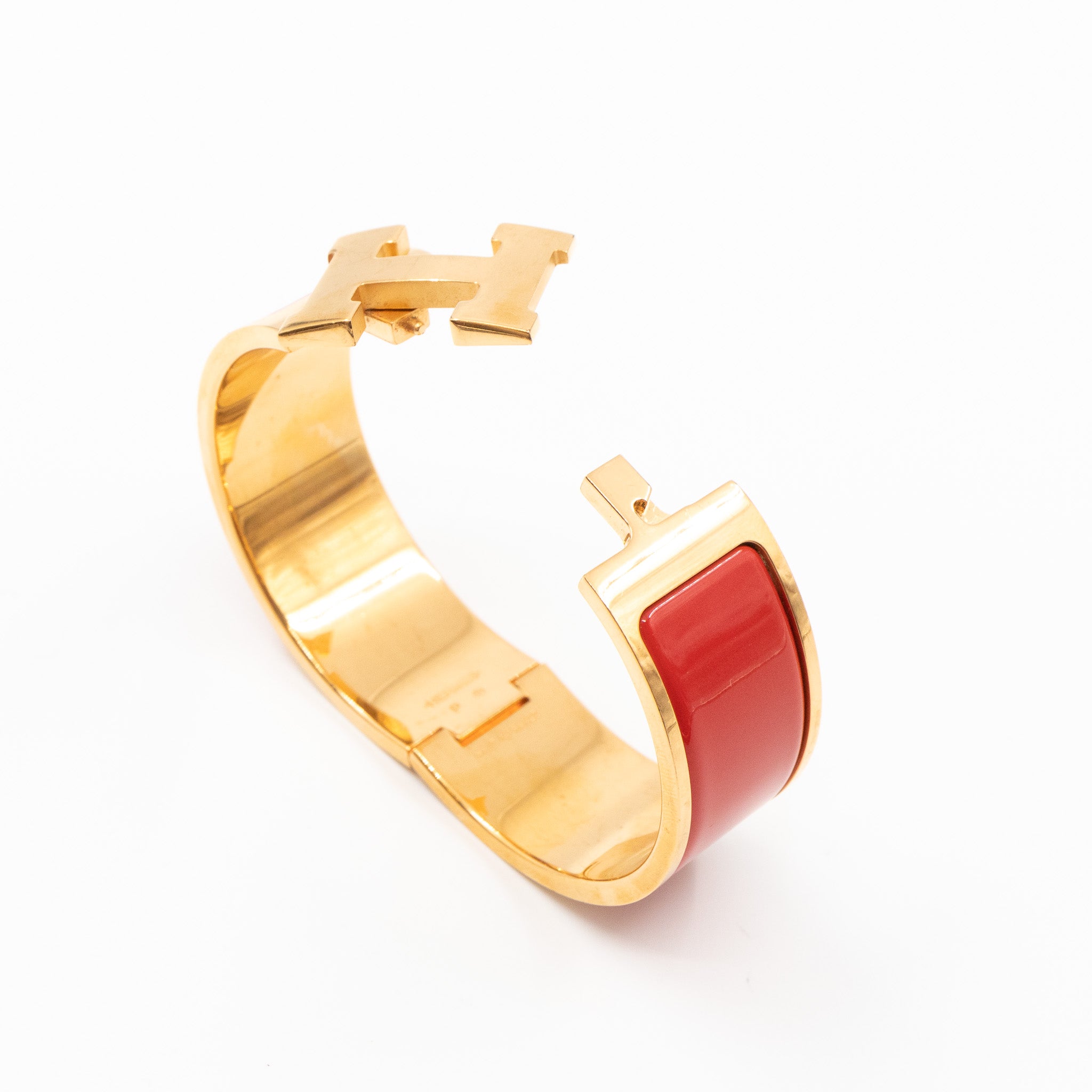 Clic Clac H Bracelet Red Gold
