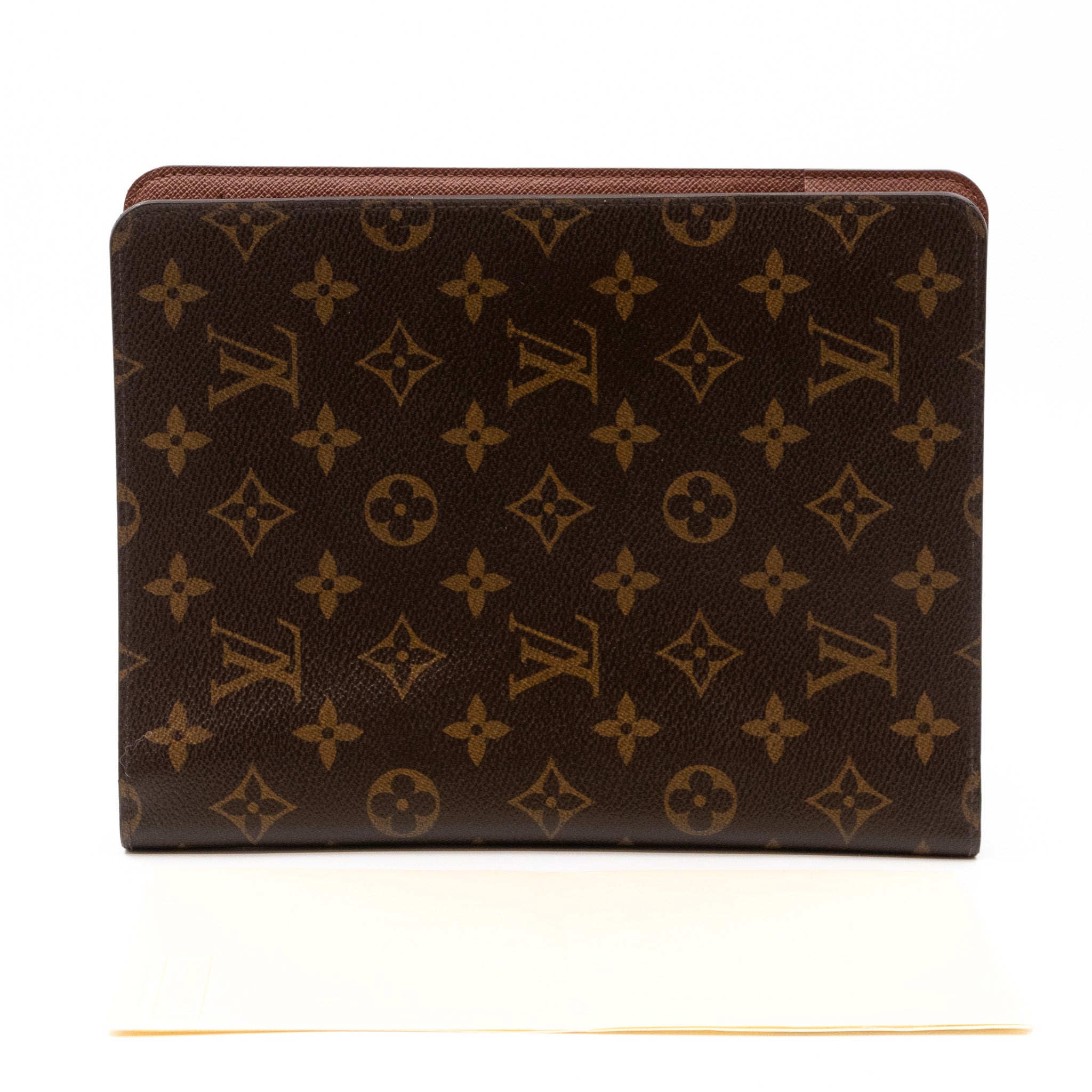 Desk Agenda Cover Monogram