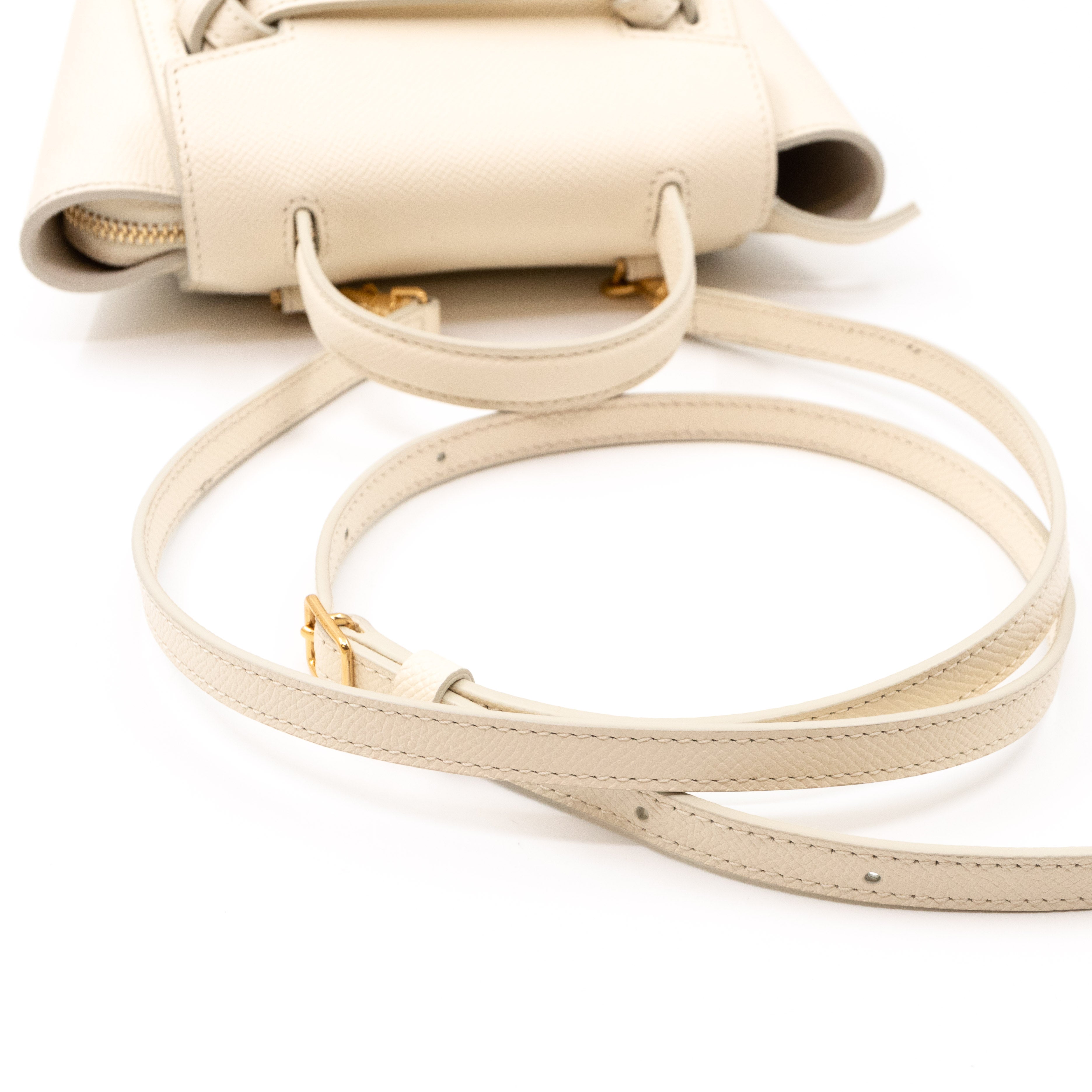 Pico Belt Bag Ecru Leather