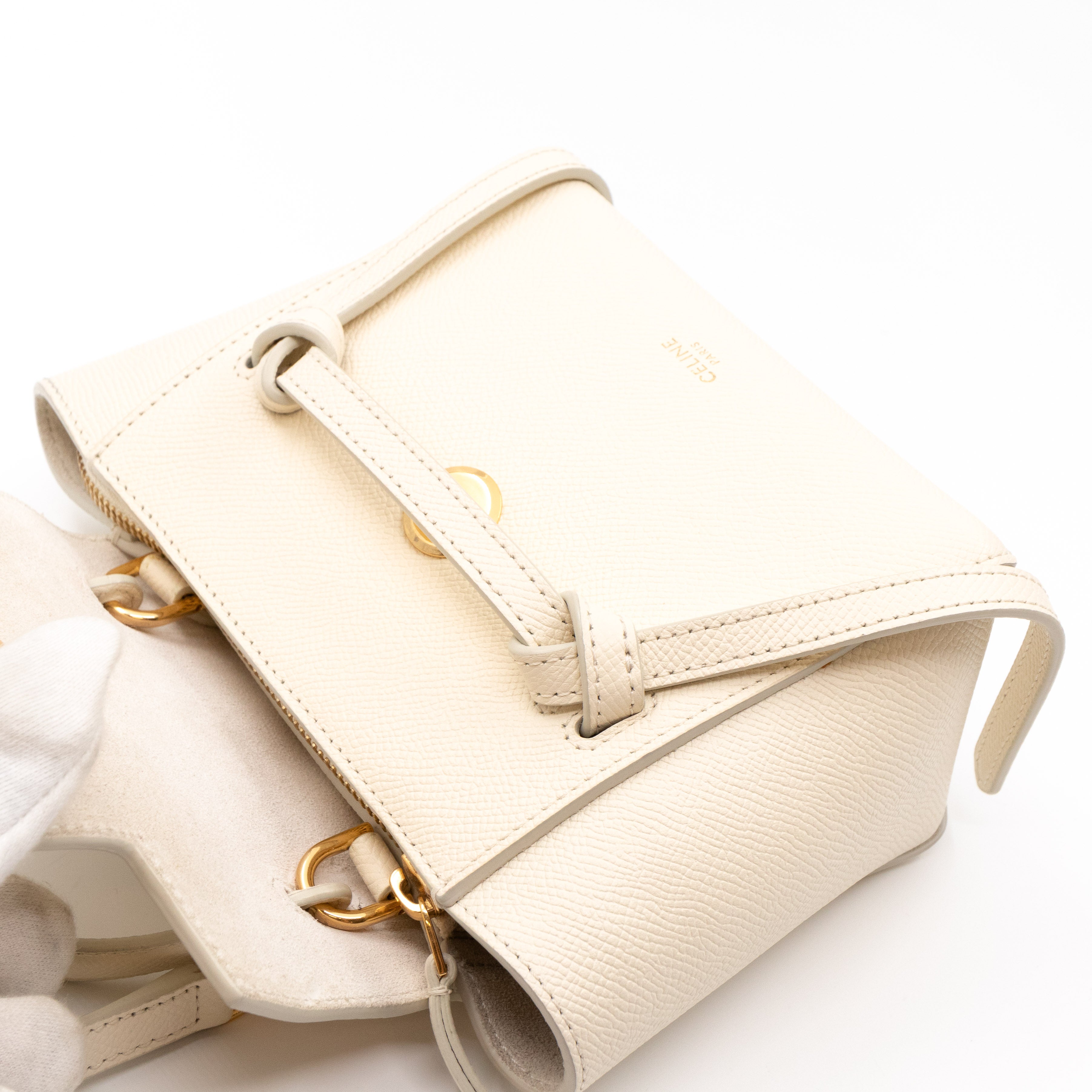 Pico Belt Bag Ecru Leather