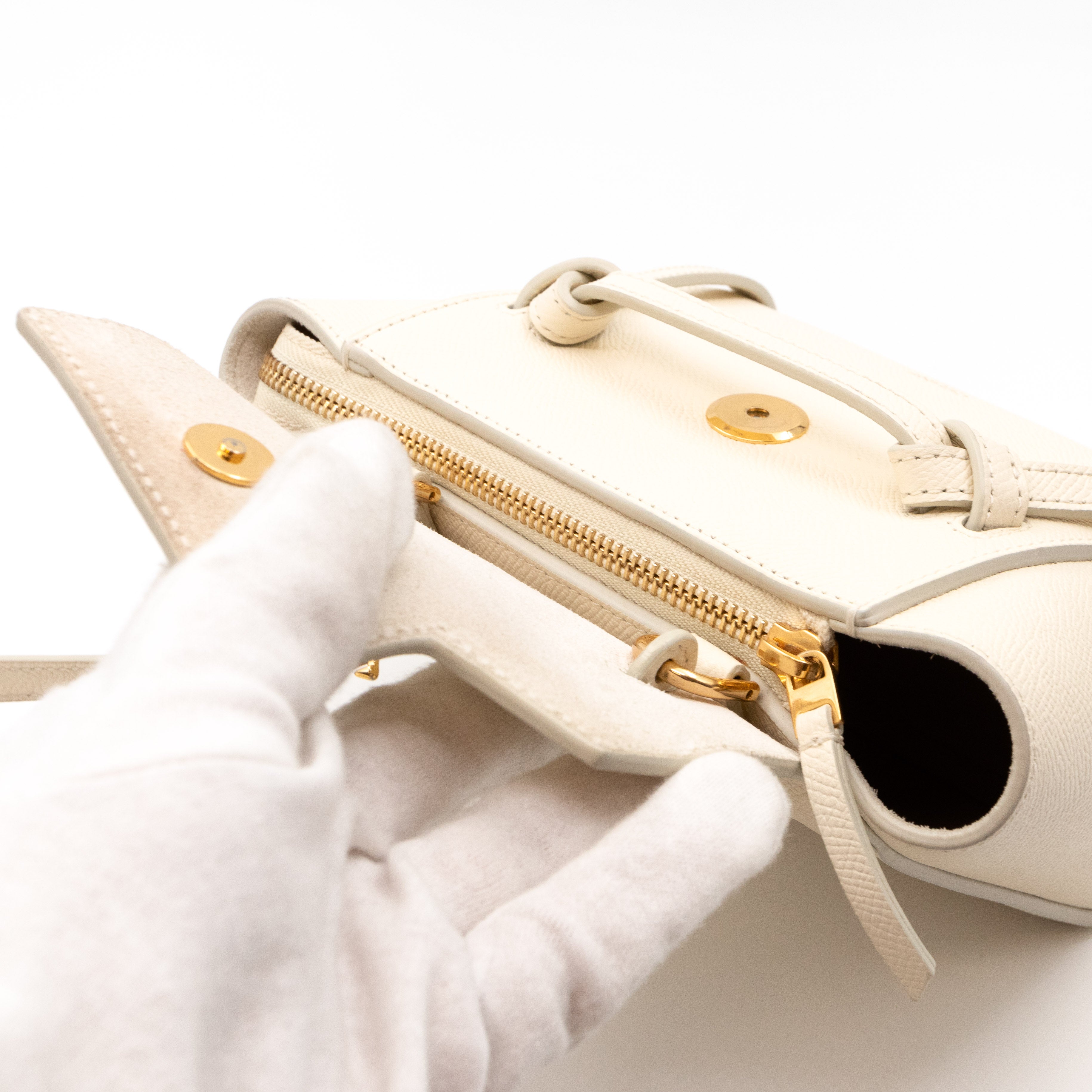 Pico Belt Bag Ecru Leather