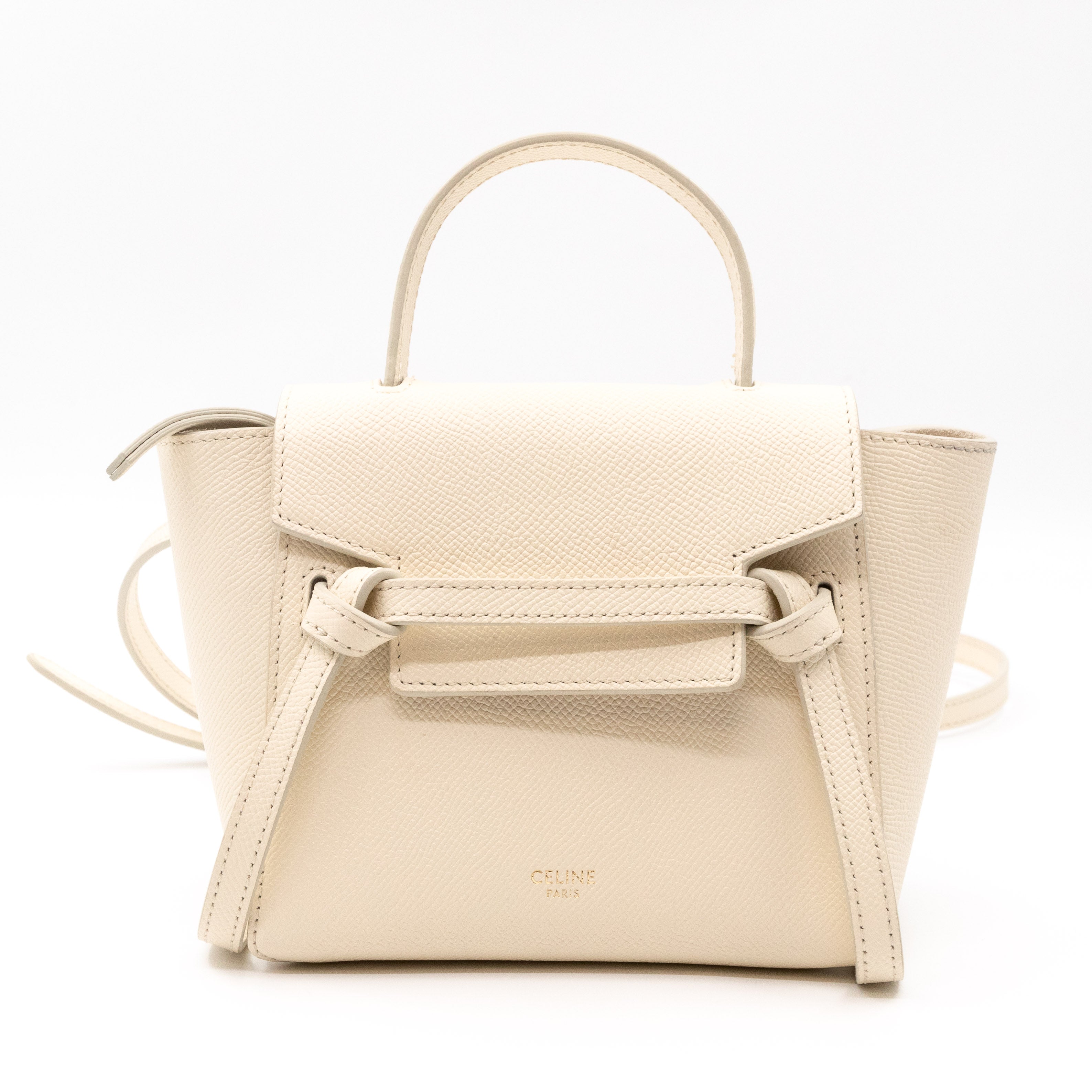 Pico Belt Bag Ecru Leather