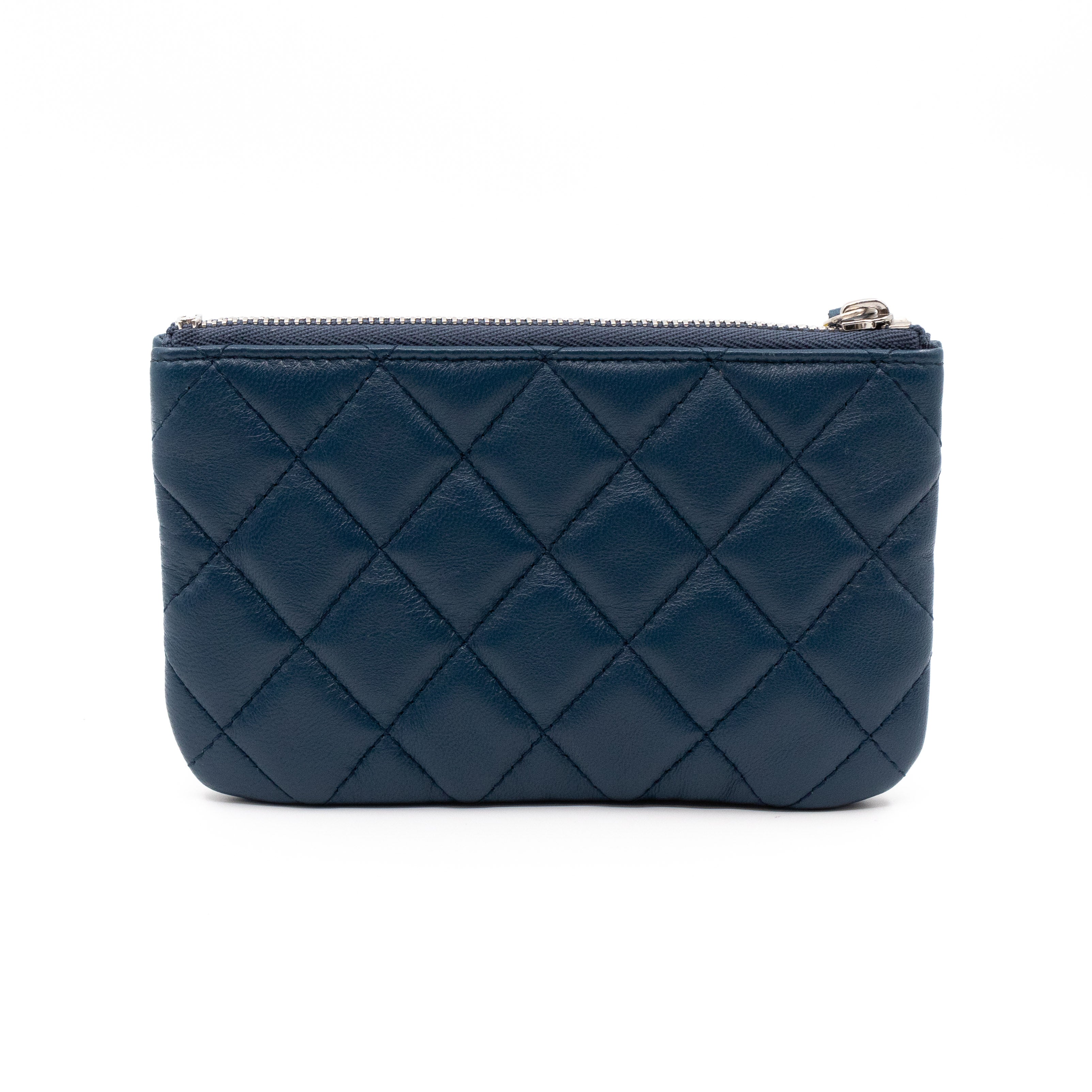Classic Mini O Case Navy Blue Leather