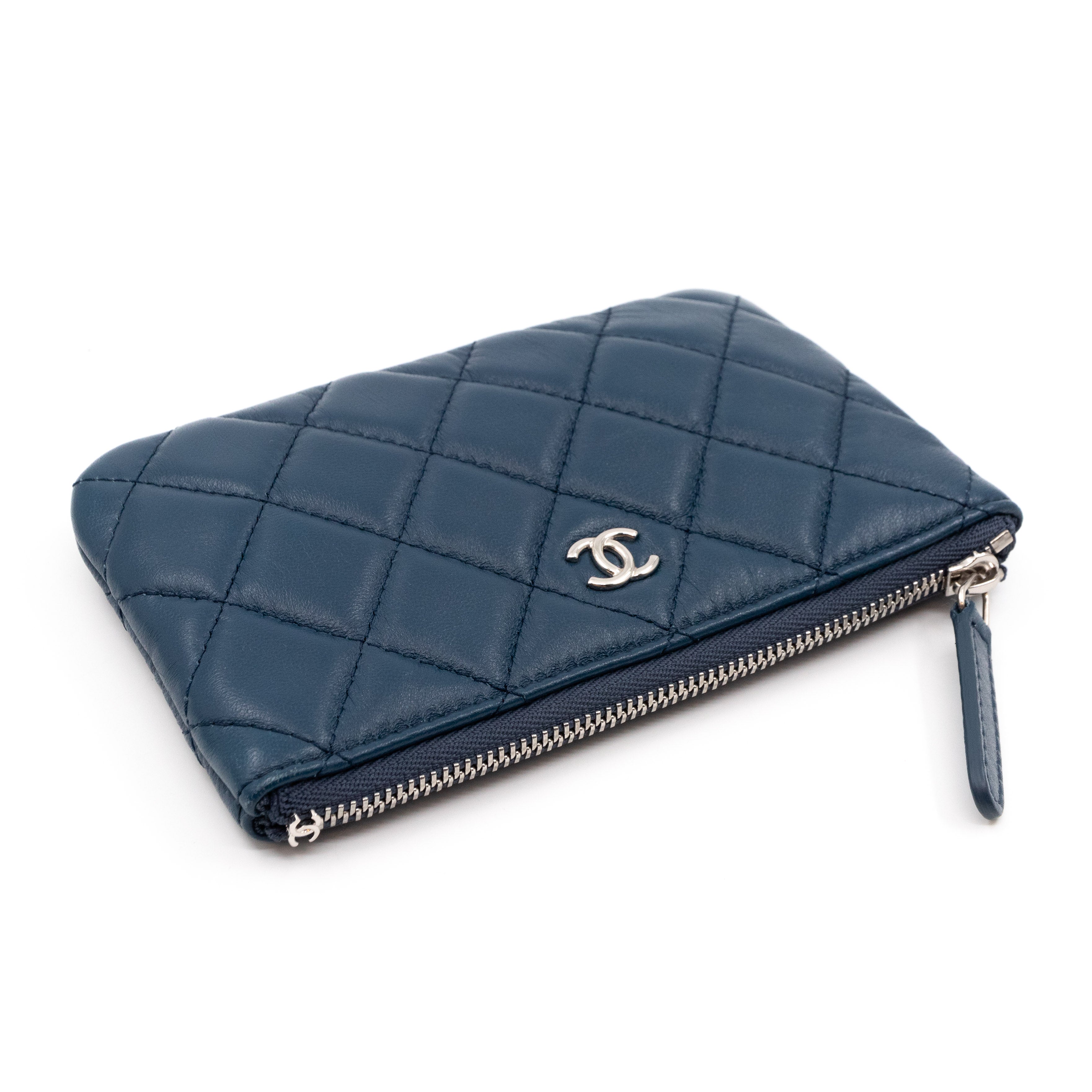 Classic Mini O Case Navy Blue Leather