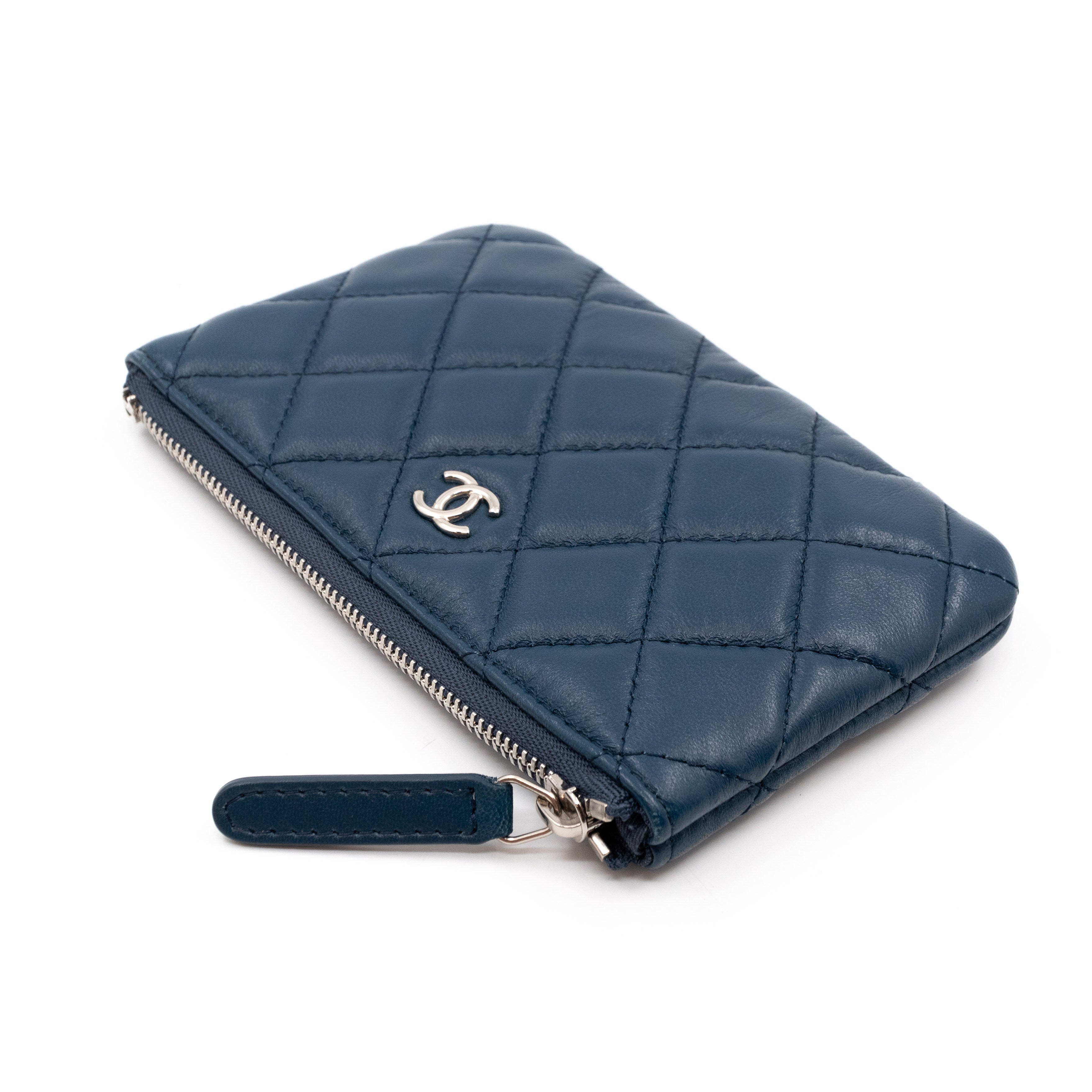 Classic Mini O Case Navy Blue Leather