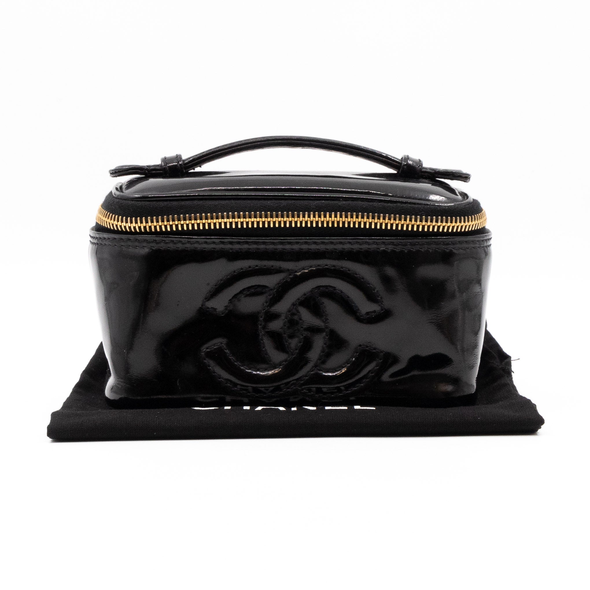 Small Vanity Black Patent Leather
