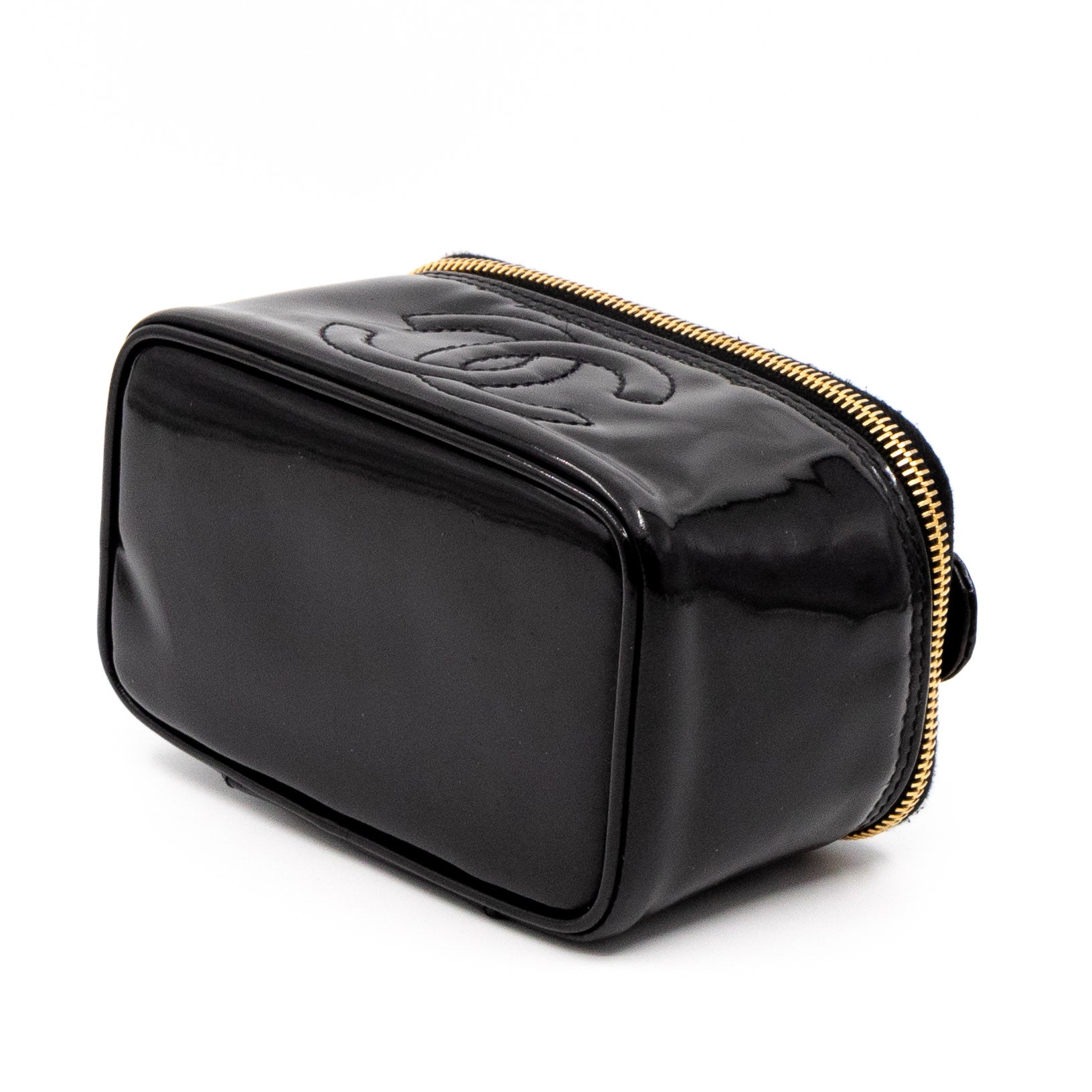 Small Vanity Black Patent Leather