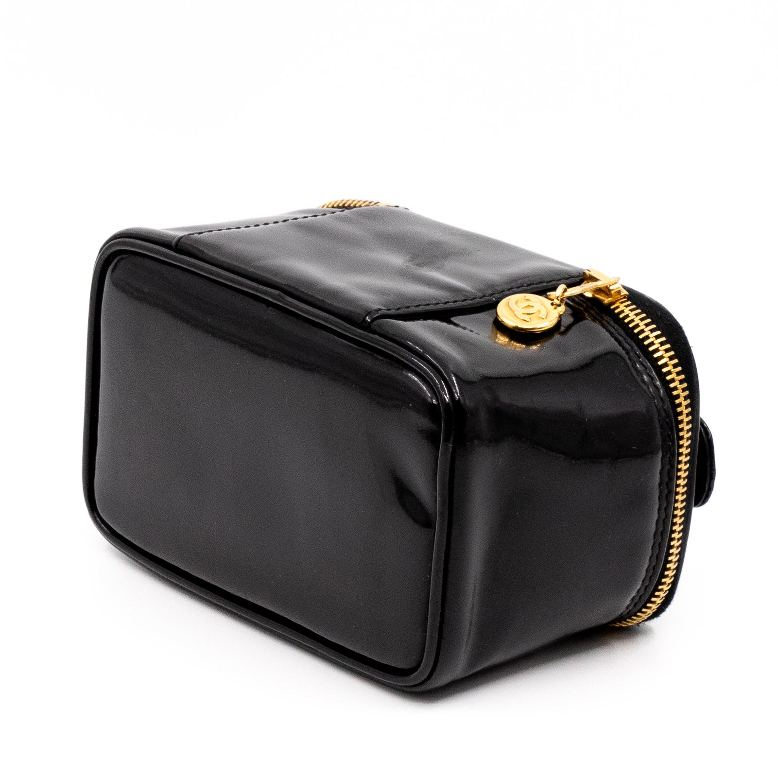 Small Vanity Black Patent Leather
