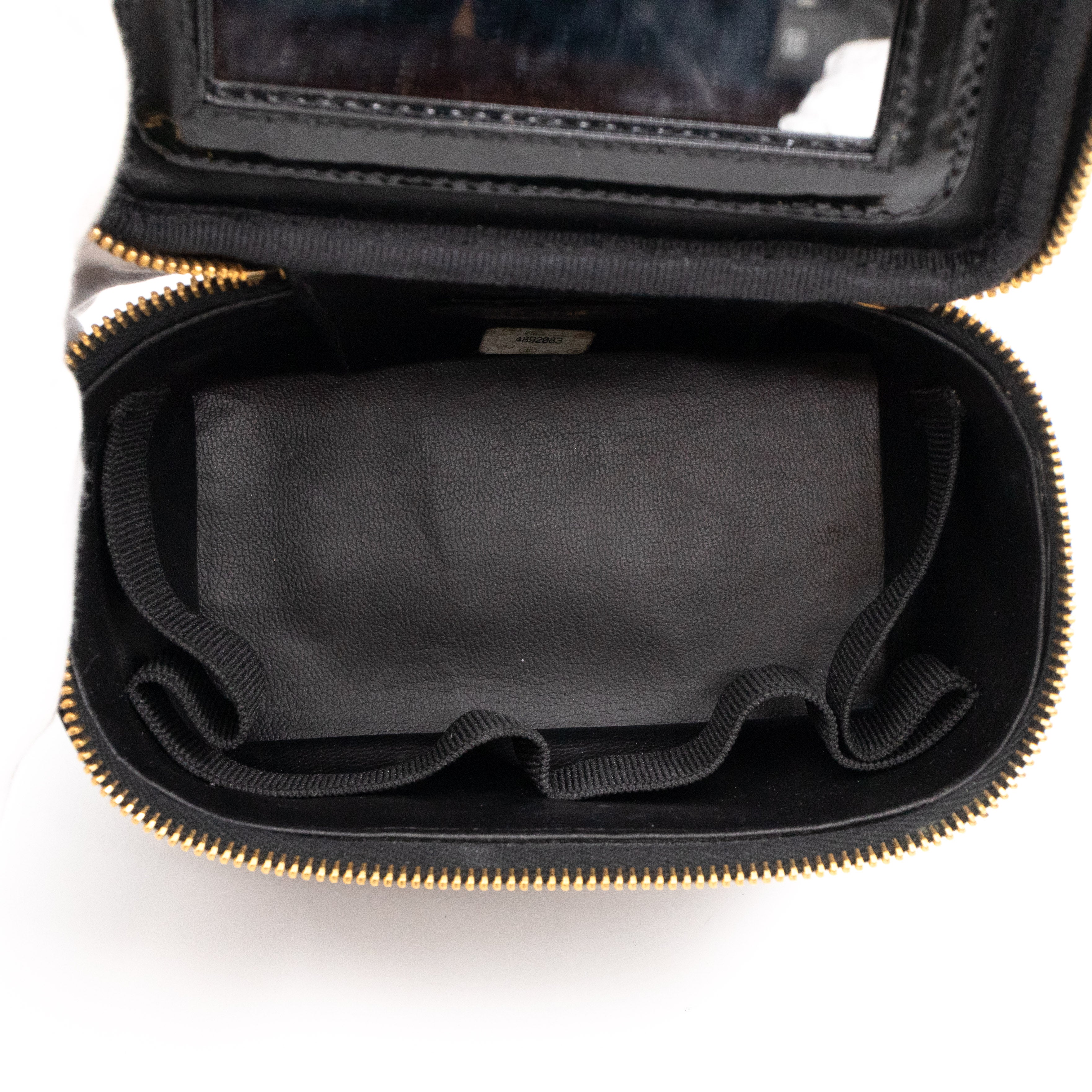 Small Vanity Black Patent Leather