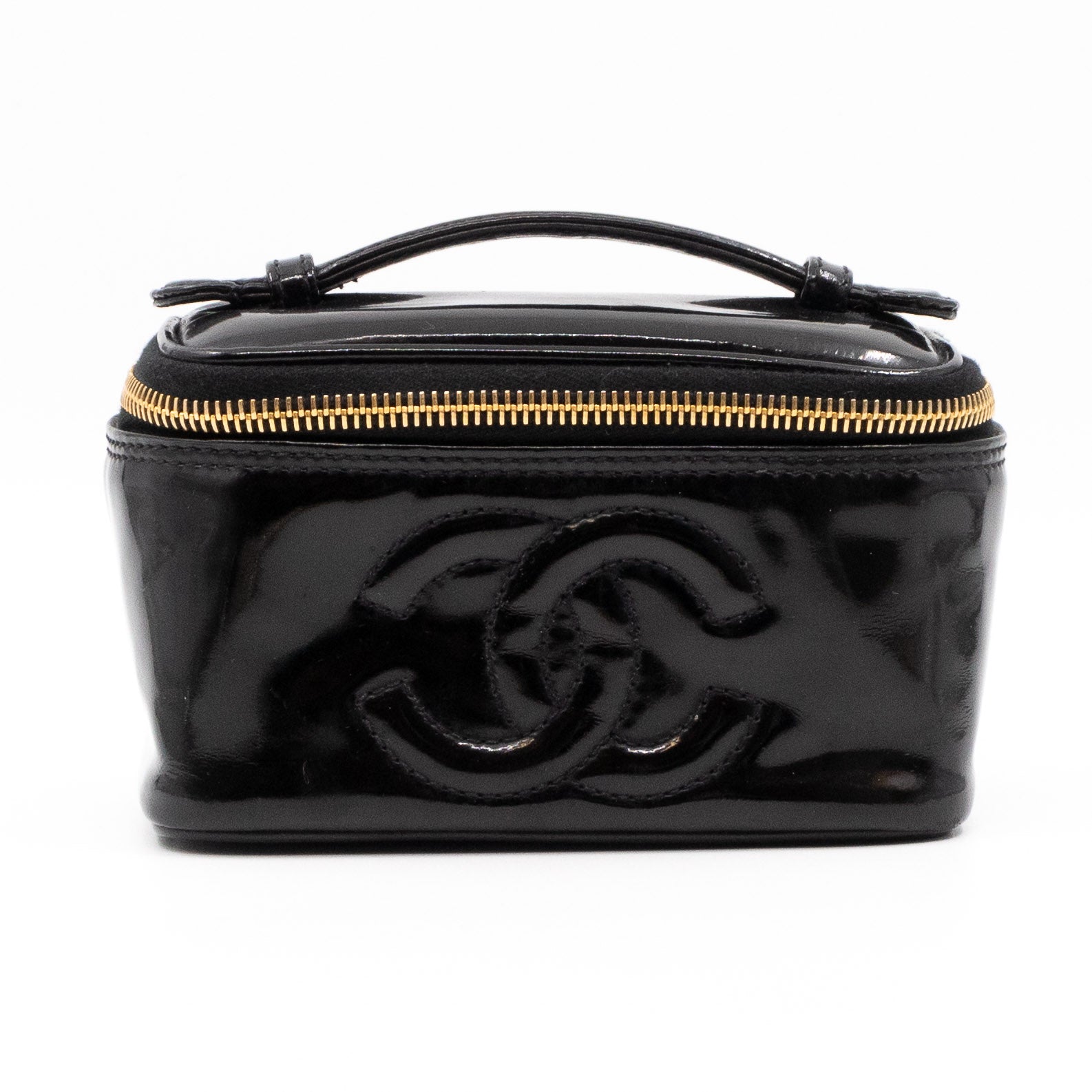 Small Vanity Black Patent Leather