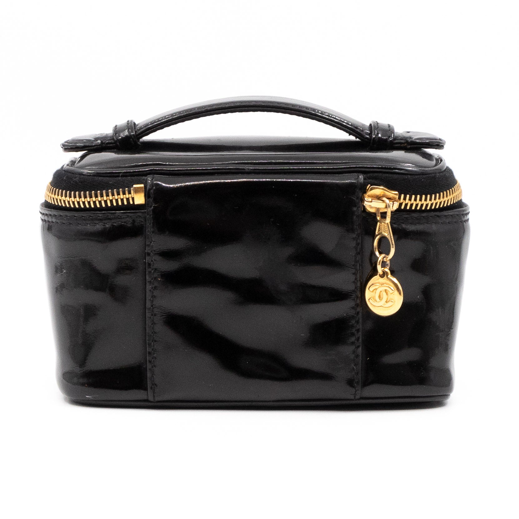 Small Vanity Black Patent Leather