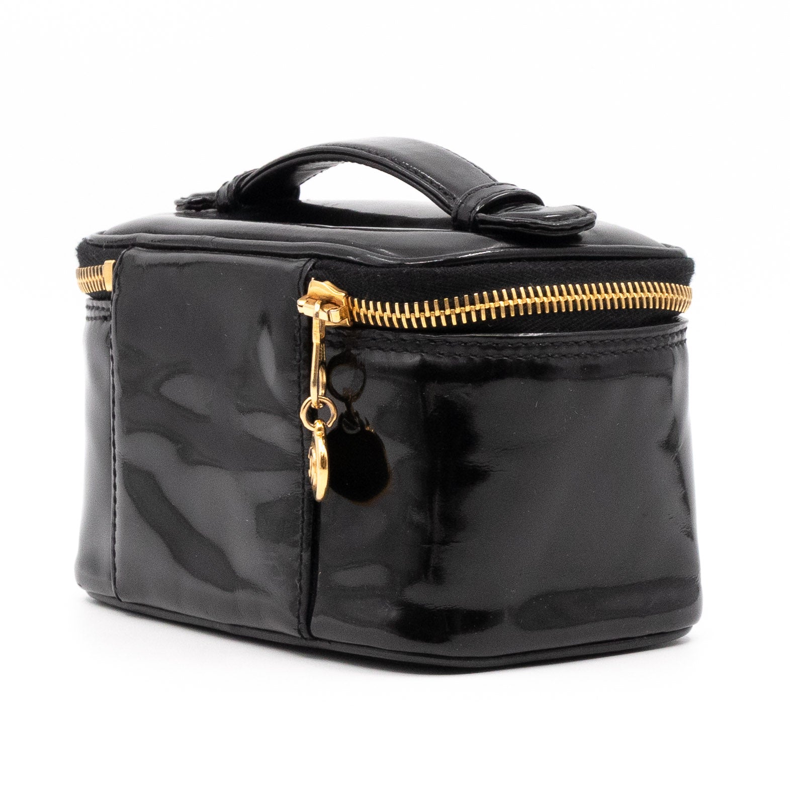 Small Vanity Black Patent Leather