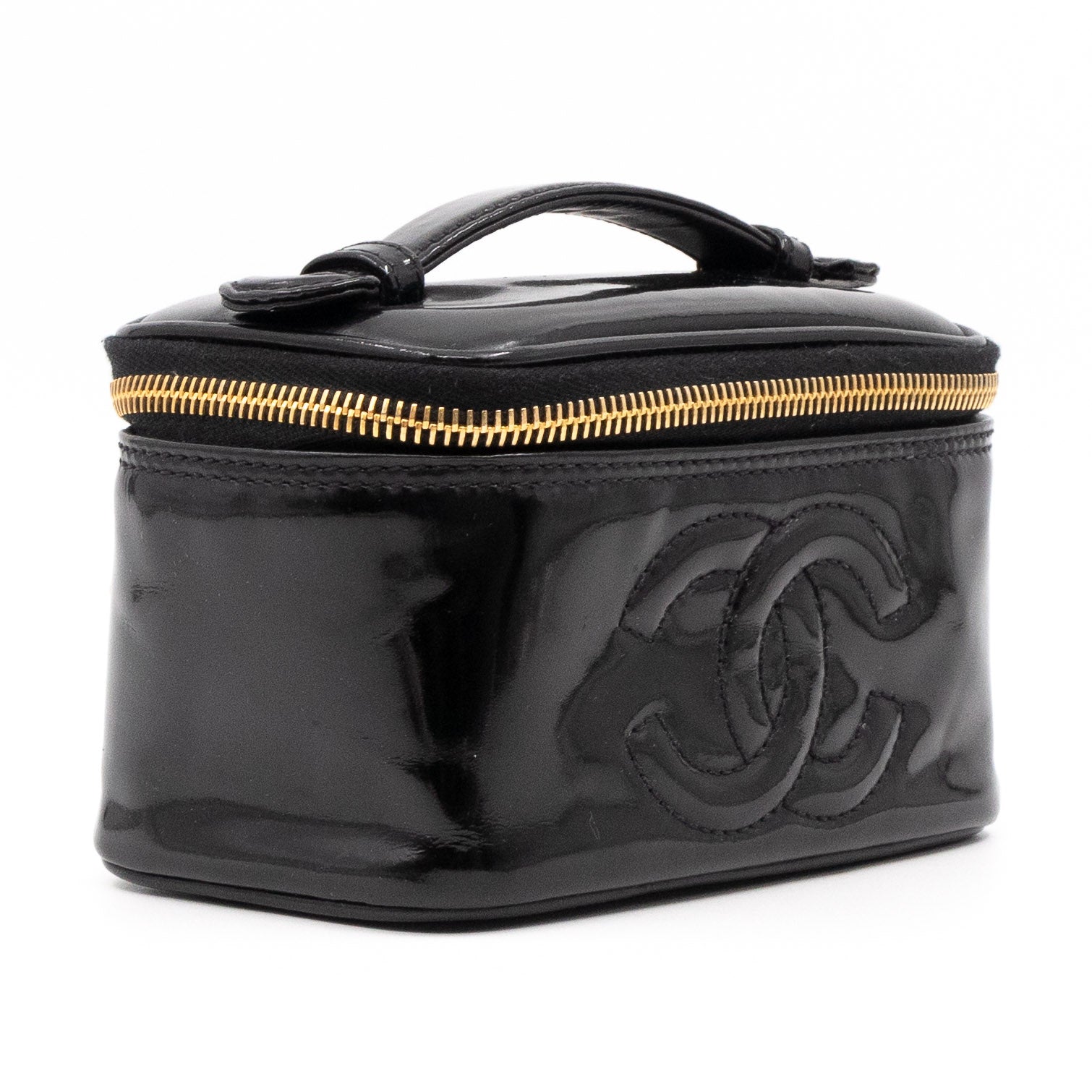 Small Vanity Black Patent Leather