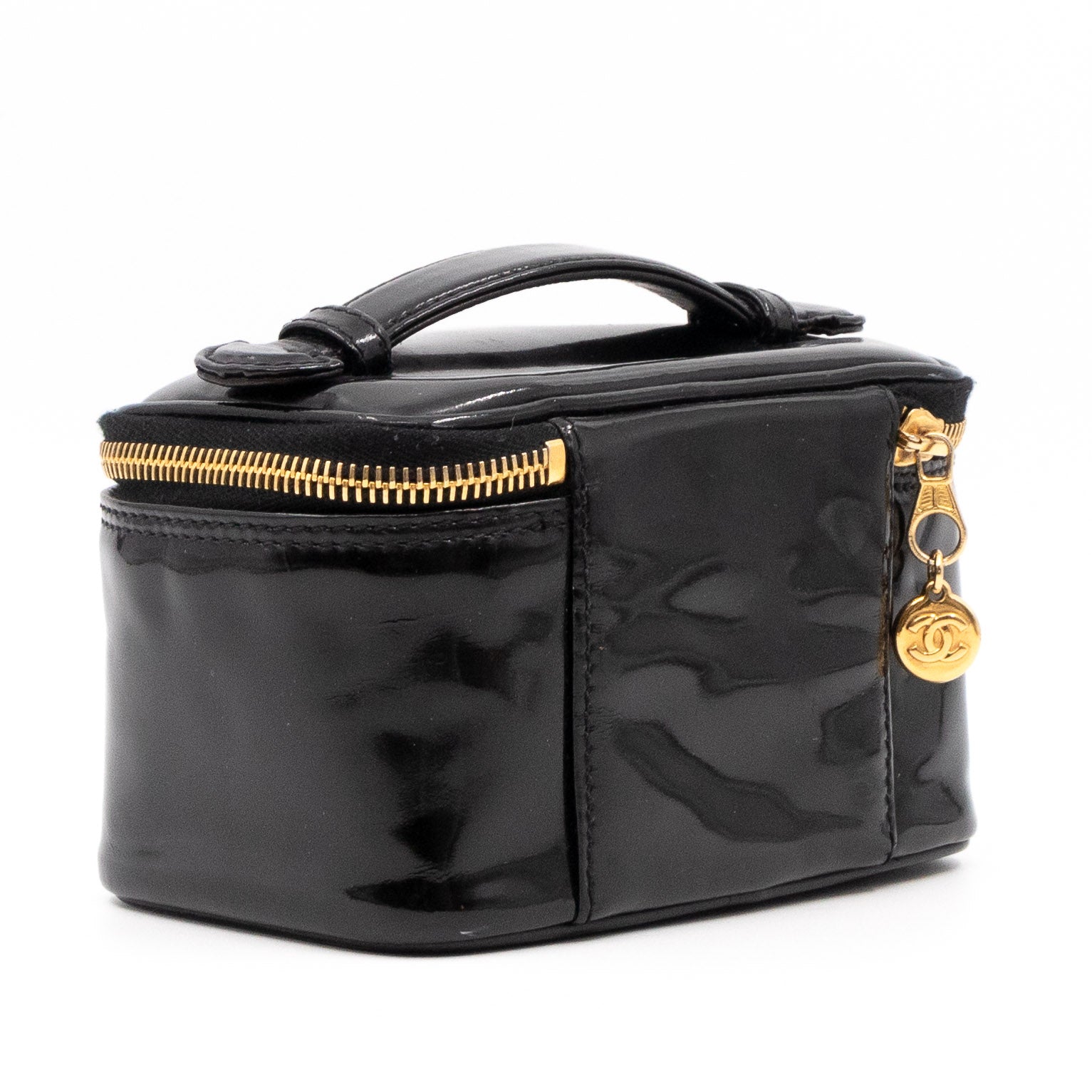 Small Vanity Black Patent Leather