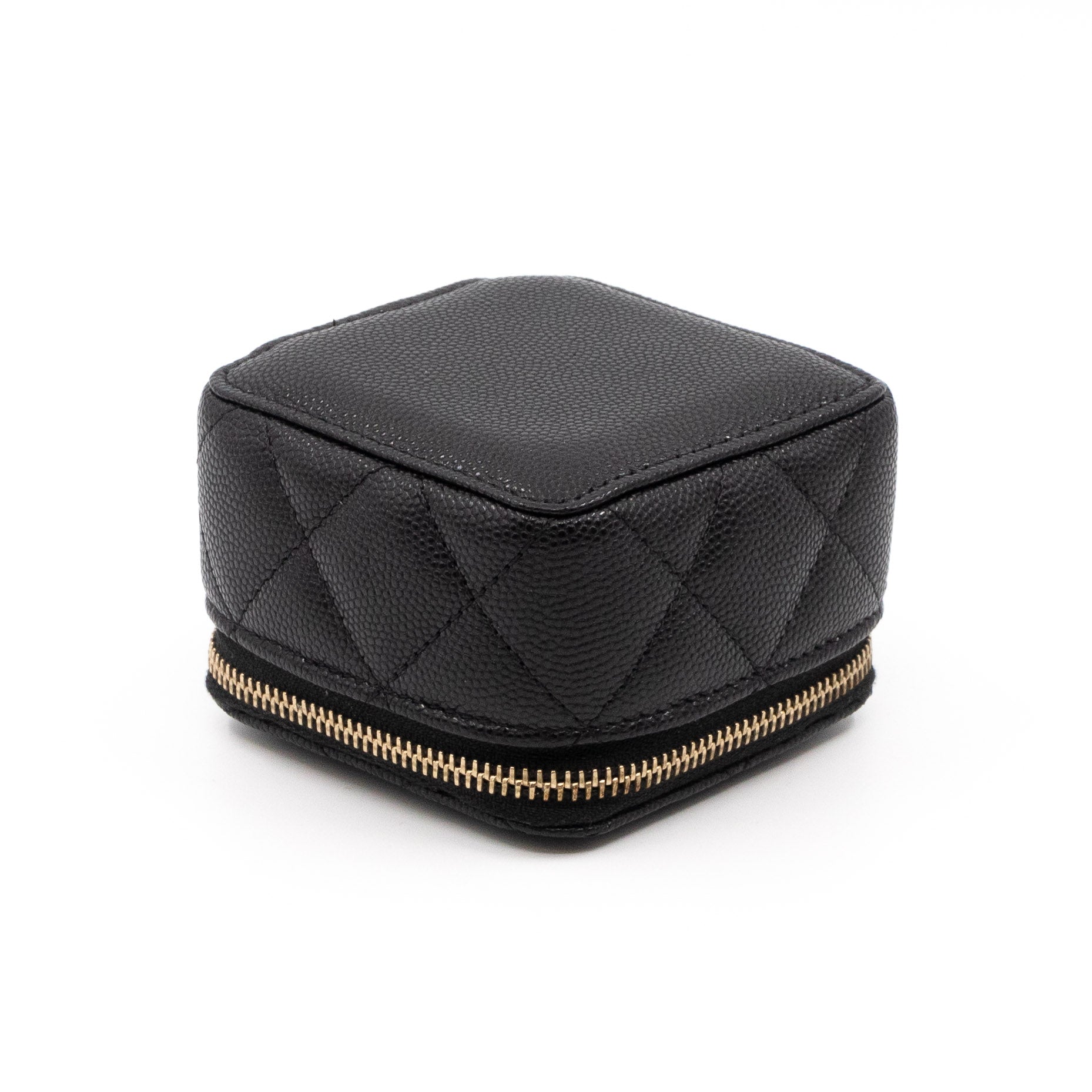 Classic Travel Jewelry Case Black Caviar