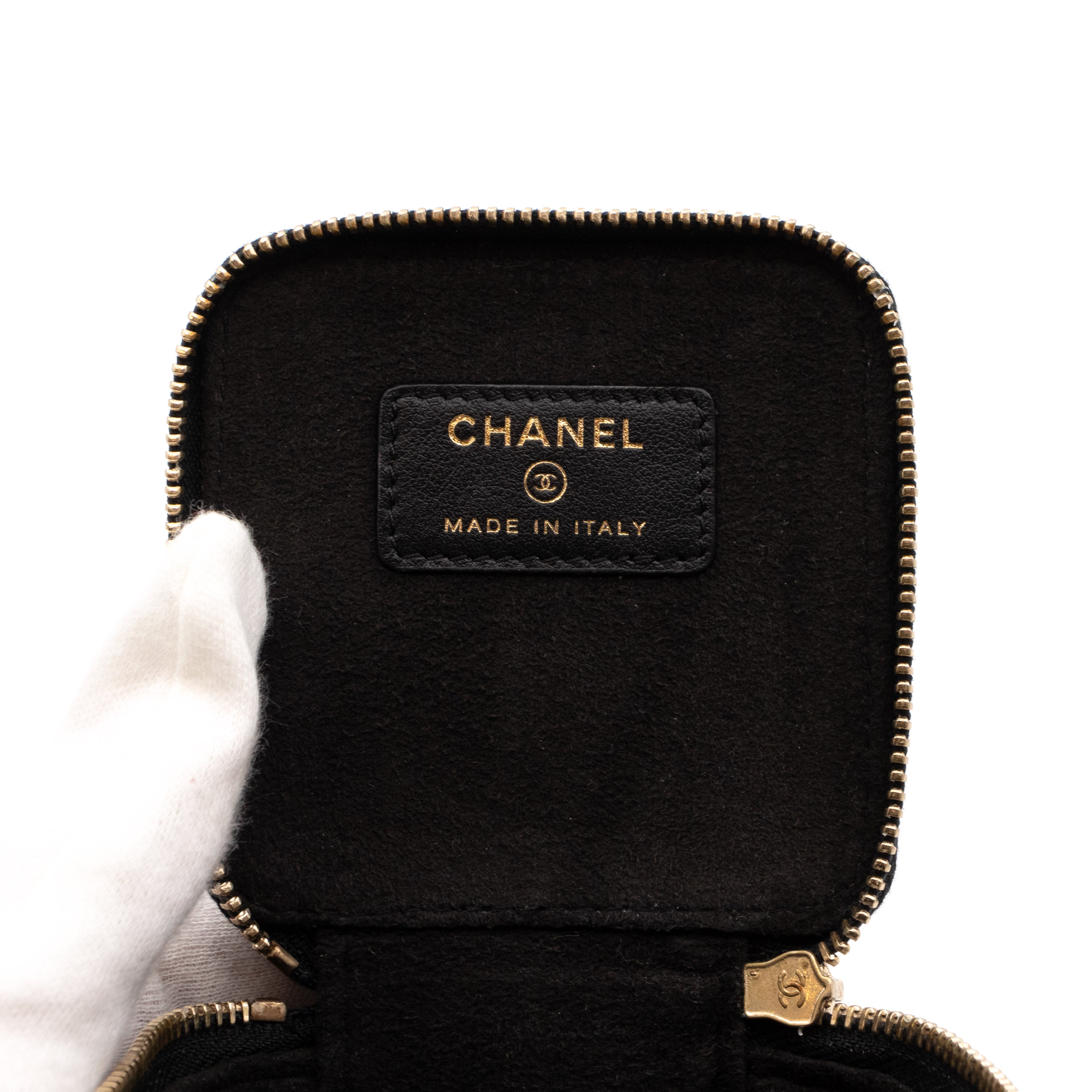 Classic Travel Jewelry Case Black Caviar