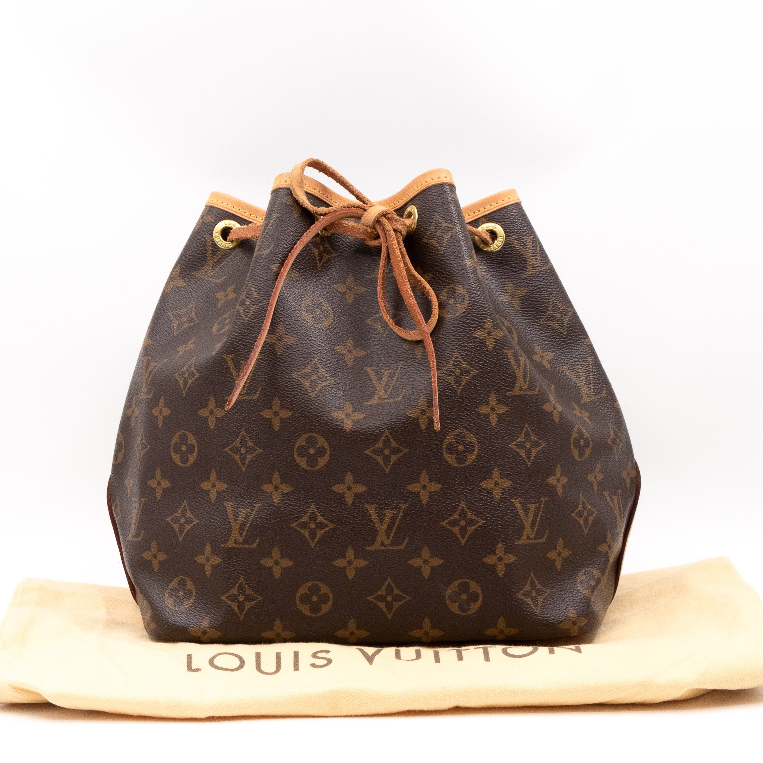 Louis Vuitton Petit Noe Monogram Canvas Shoulder Bag