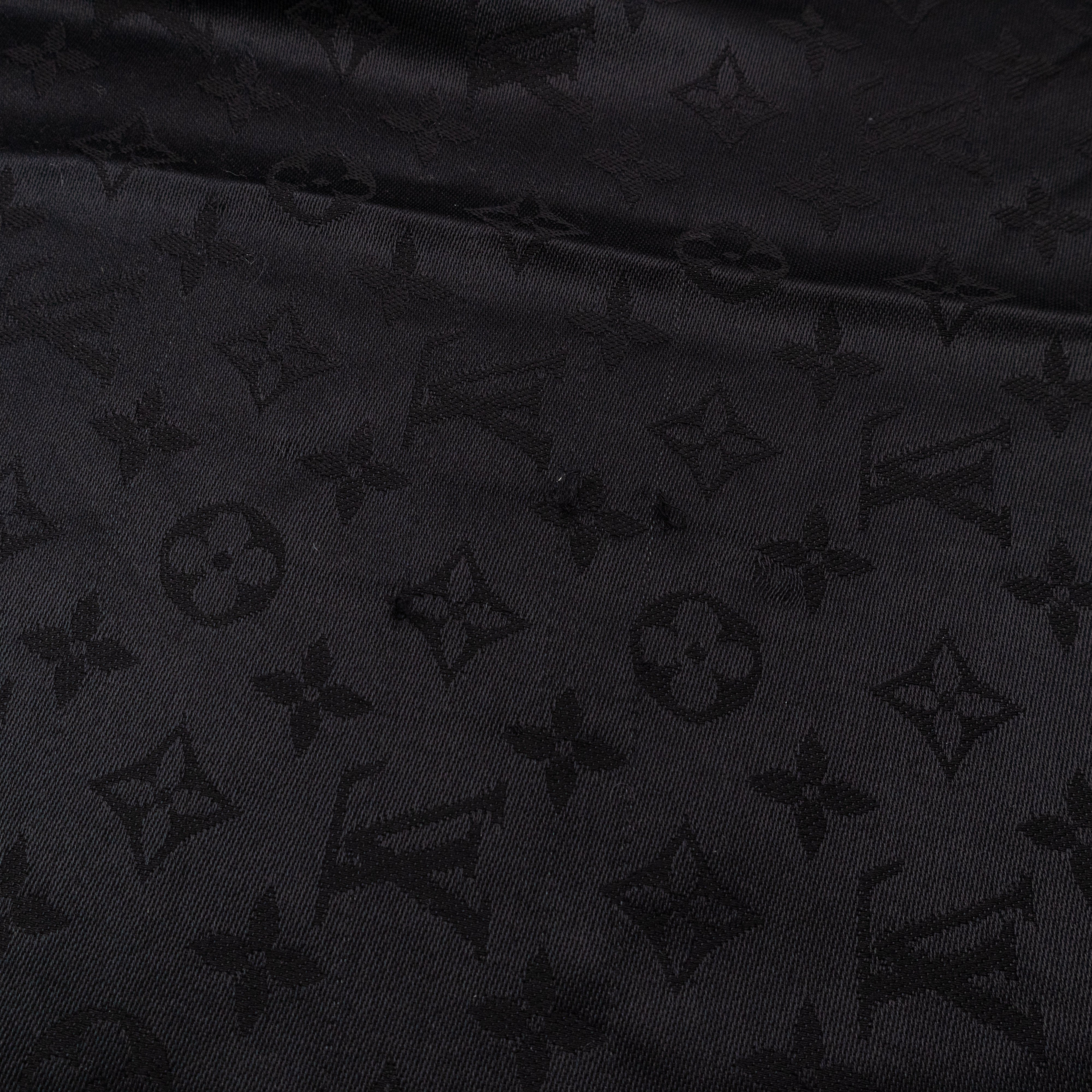 Monogram Shawl Black