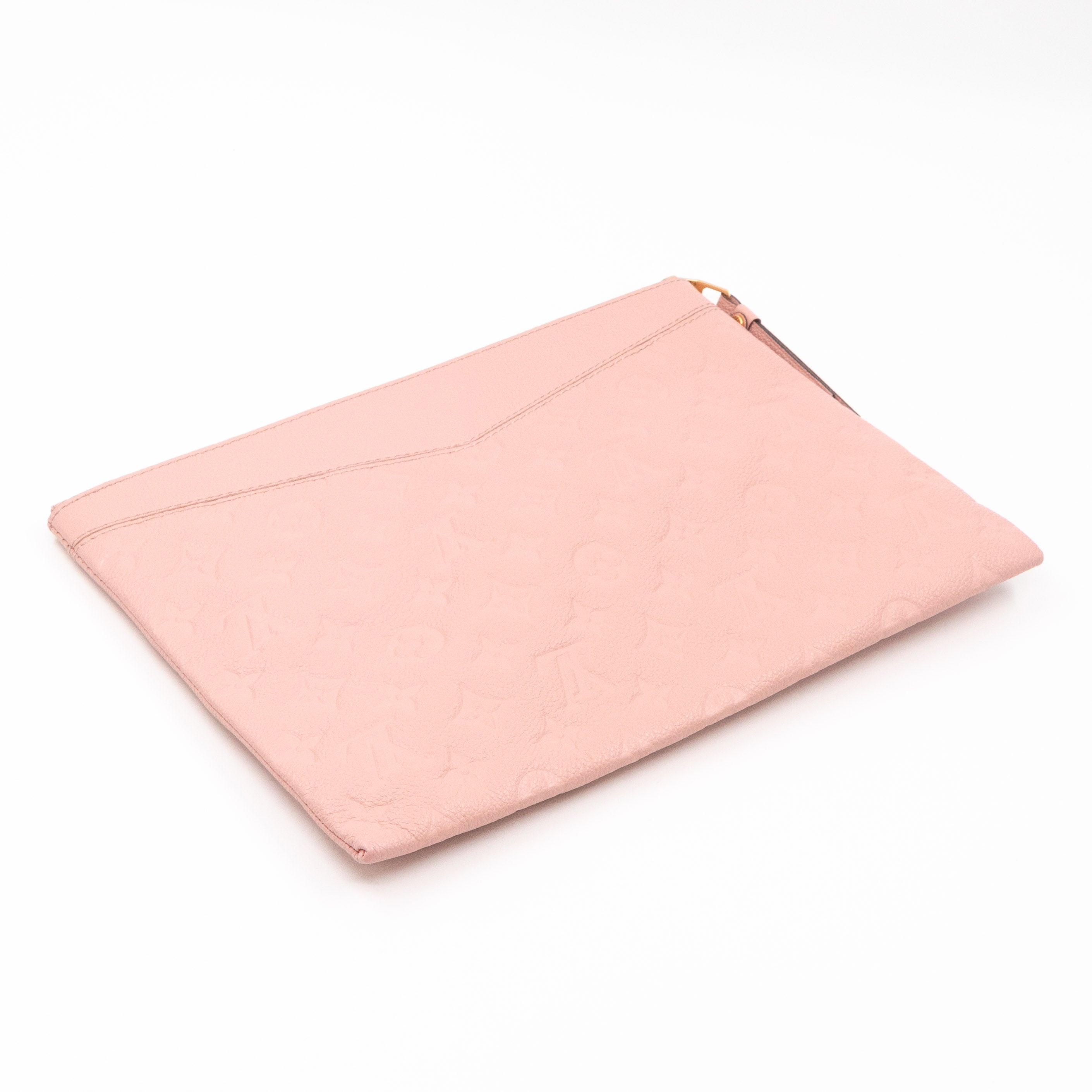 Daily Pouch Monogram Empreinte Rose Poudre