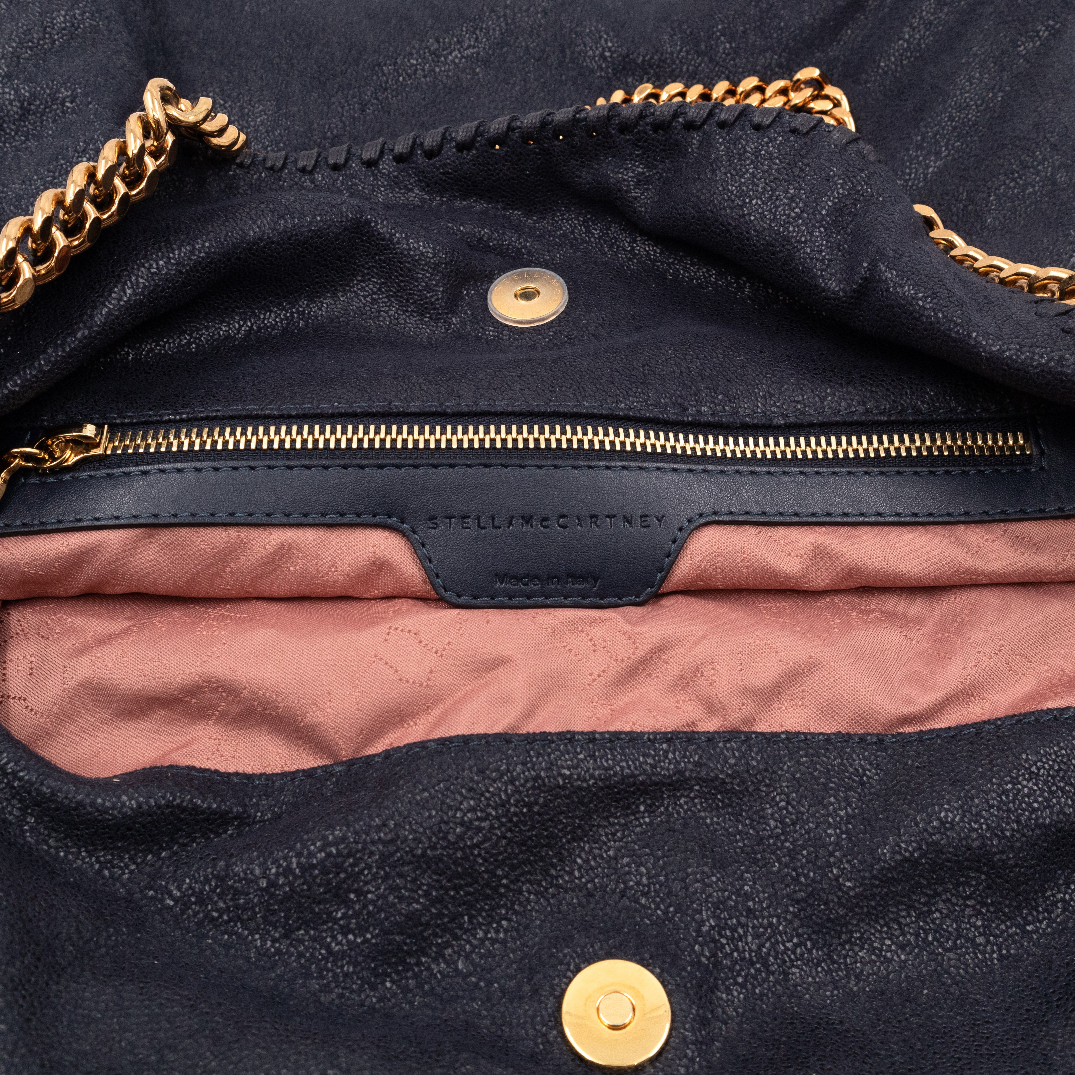Falabella Tote Blue Gold