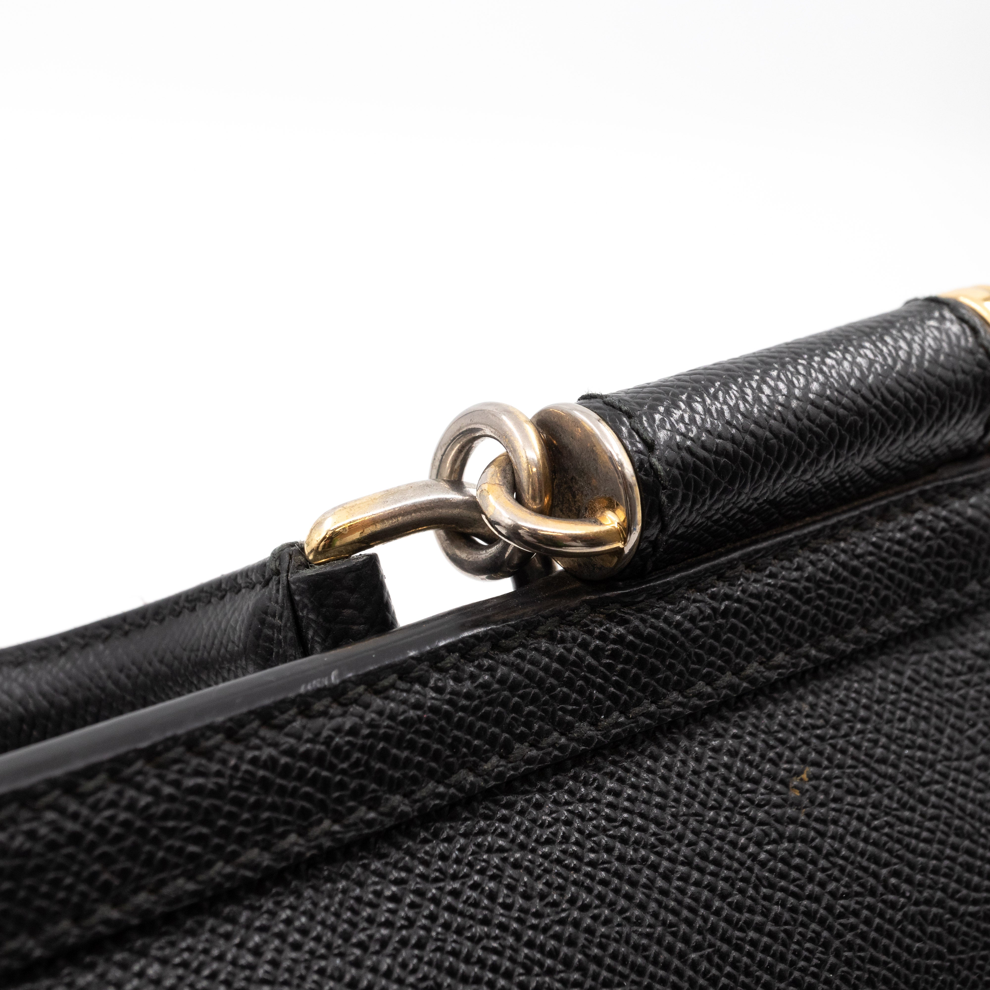 Sicily Medium Dauphine Leather Black