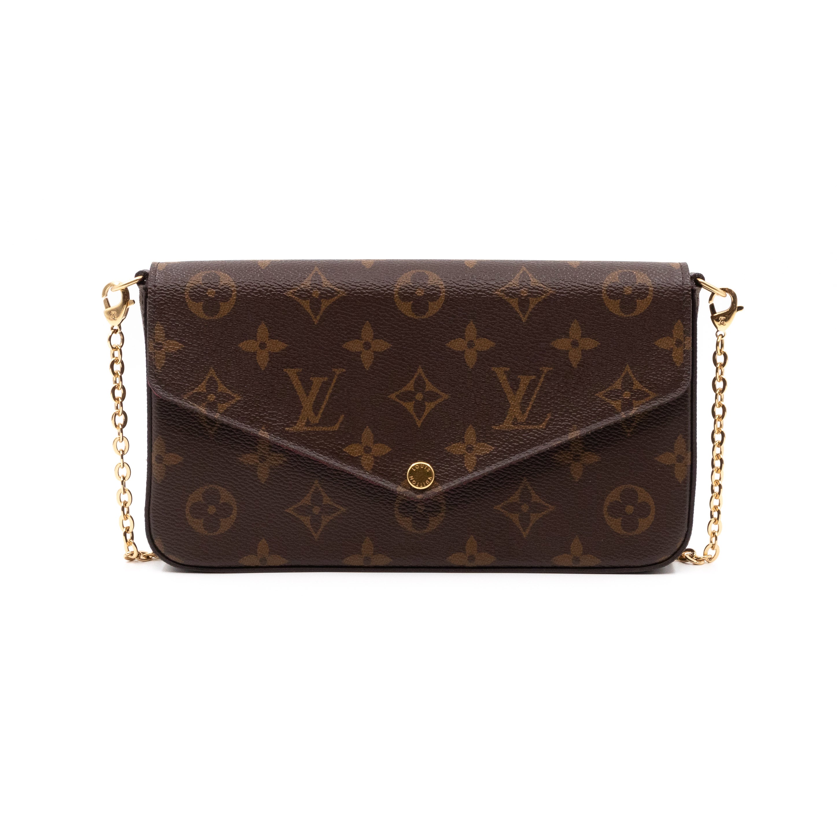 Pochette Felicie Monogram Fuchsia