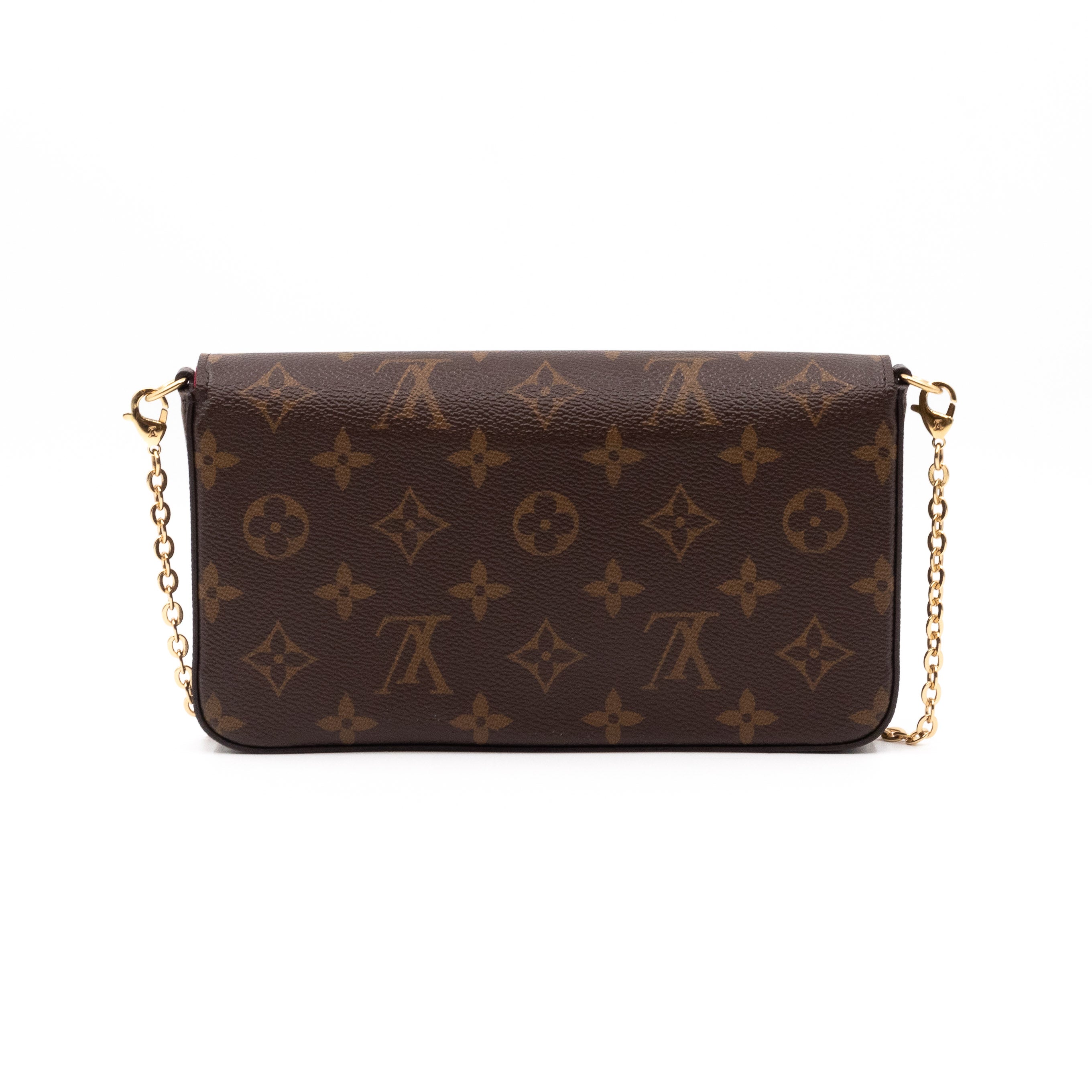Pochette Felicie Monogram Fuchsia