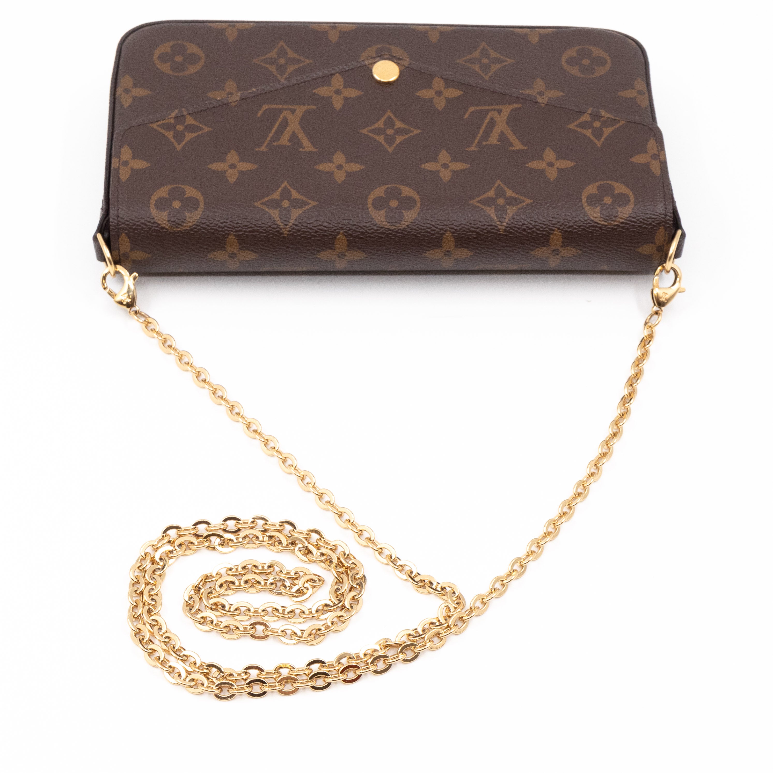 Pochette Felicie Monogram Fuchsia