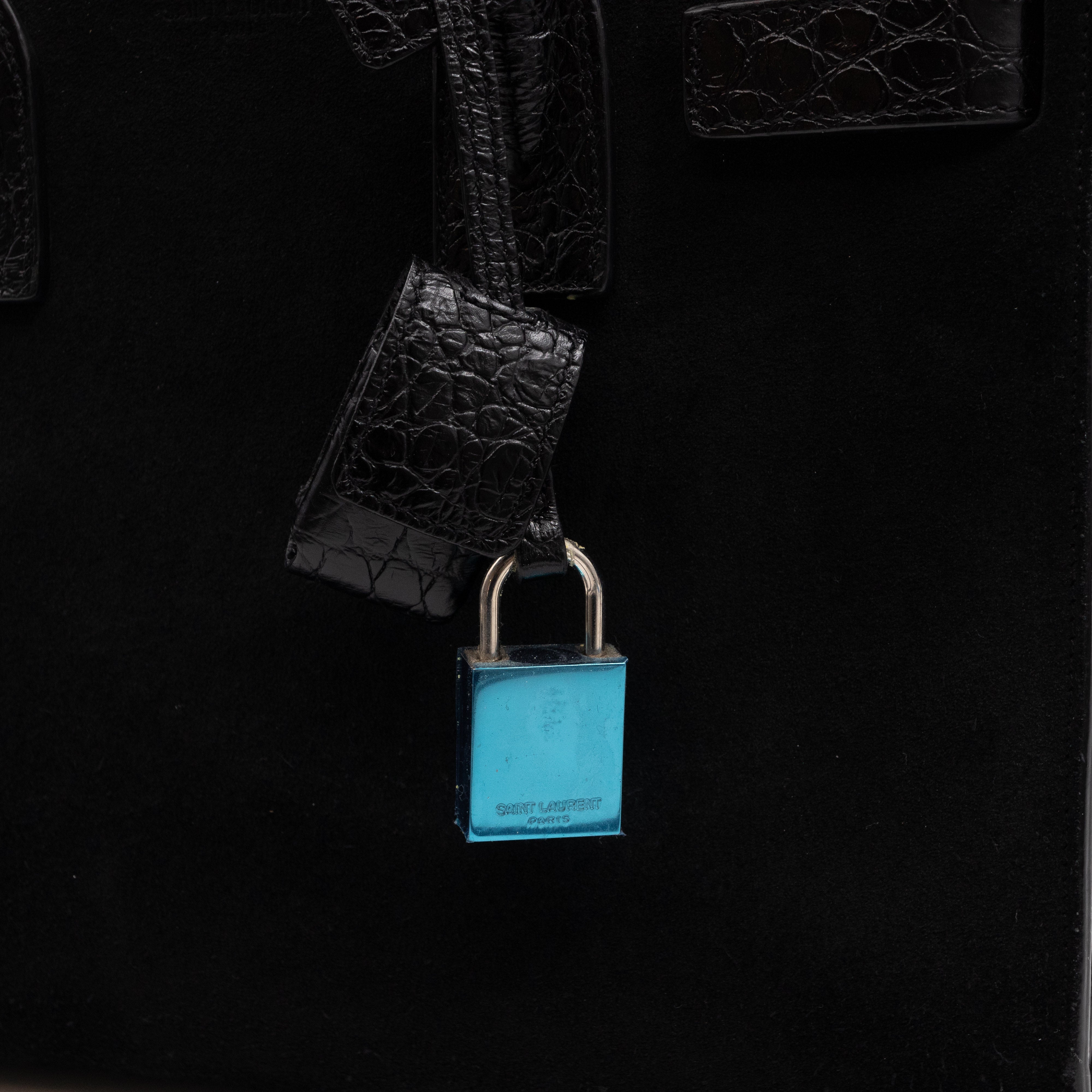 Sac de Jour Baby Black Suede