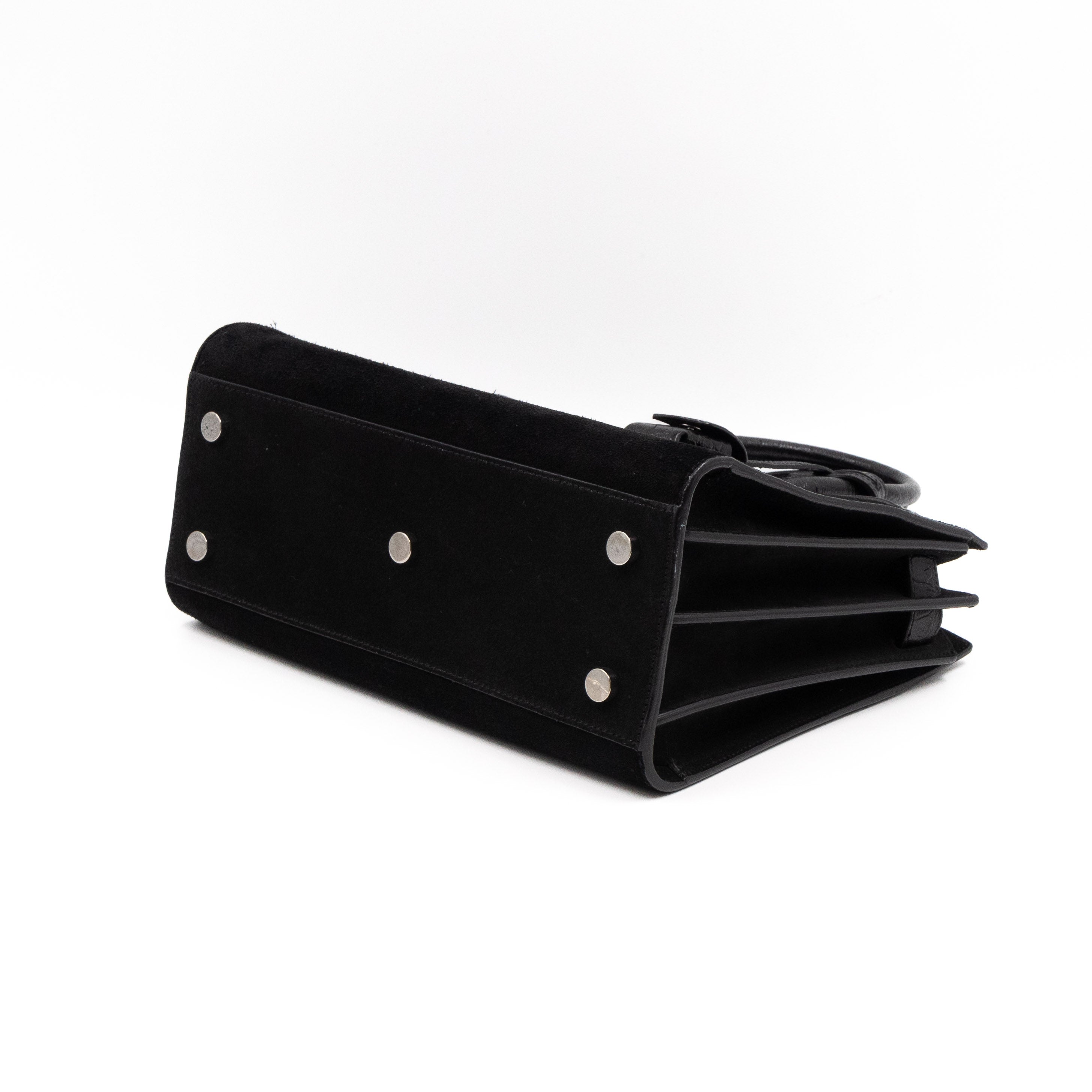 Sac de Jour Baby Black Suede